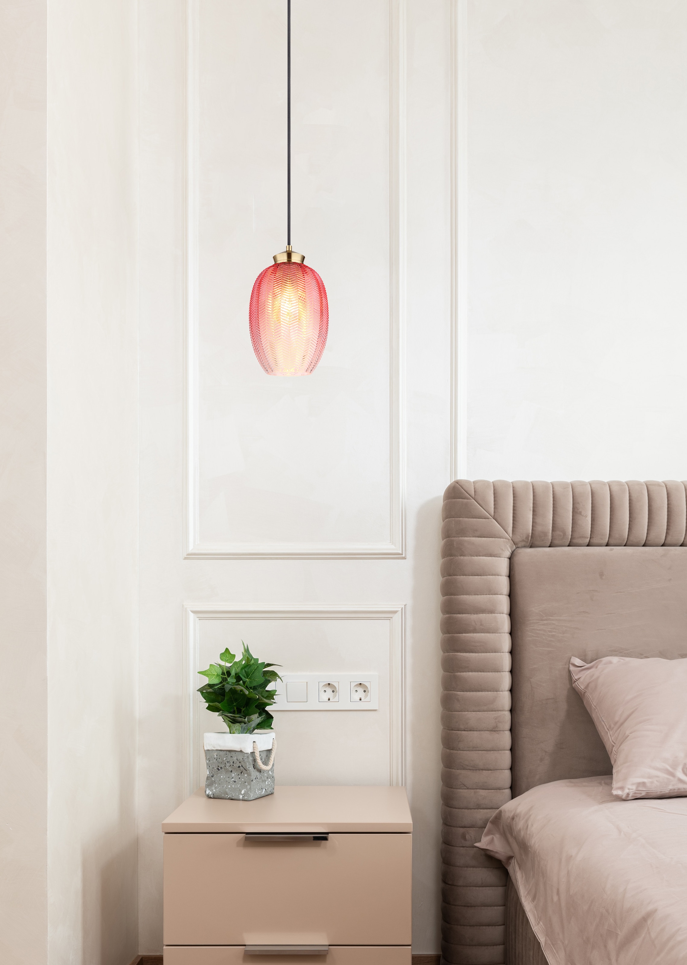 GLOBO LIGHTING Hängeleuchte »JESSICA«, Leuchtmittel E27 | ohne Leuchtmittel, Hängelampe/Pendelleuchte/Esszimmer/Wohnzimmer/Esstisch