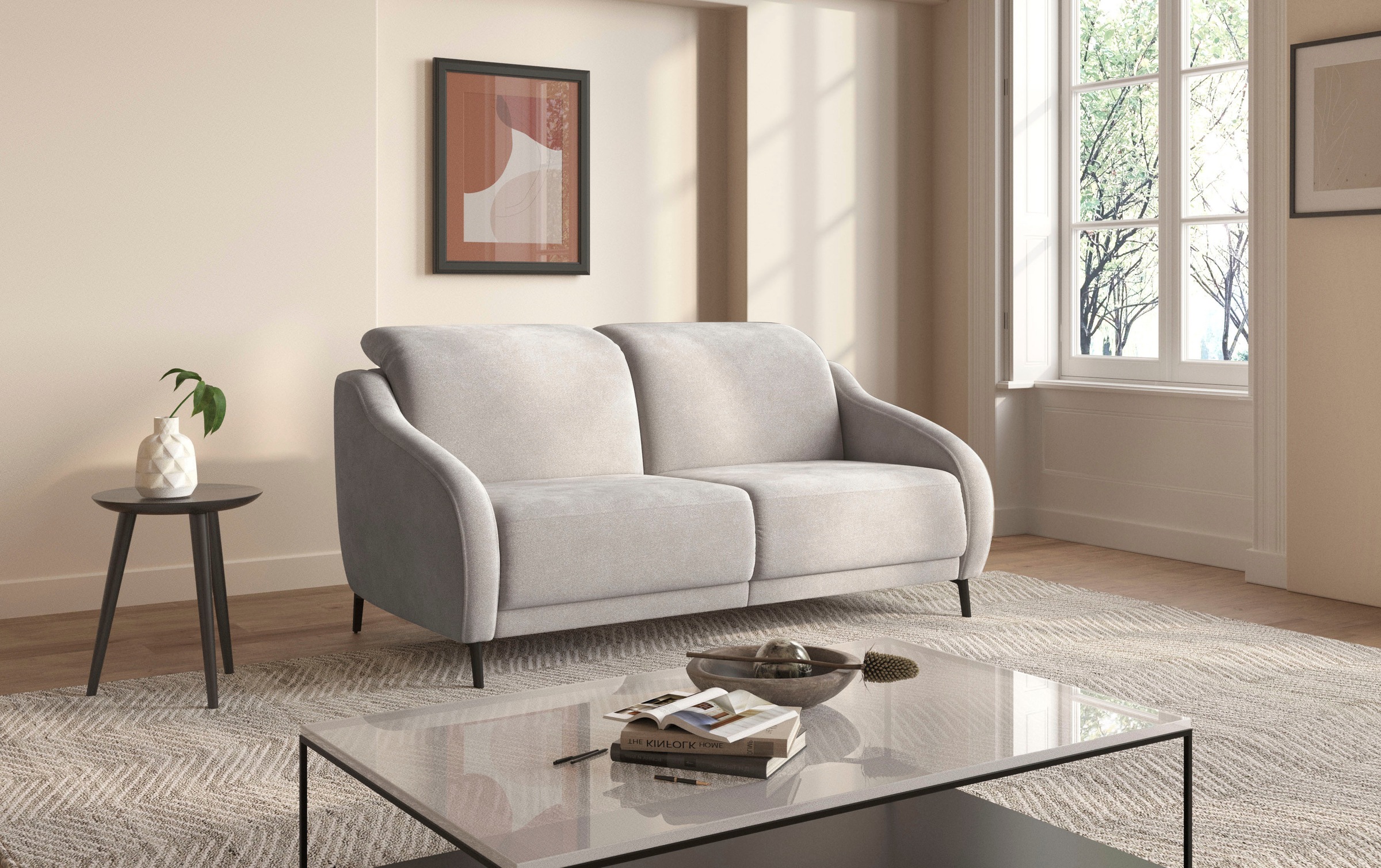 sit&more 3-Sitzer "Blues", wahlweise mit Klapptisch und USB günstig online kaufen
