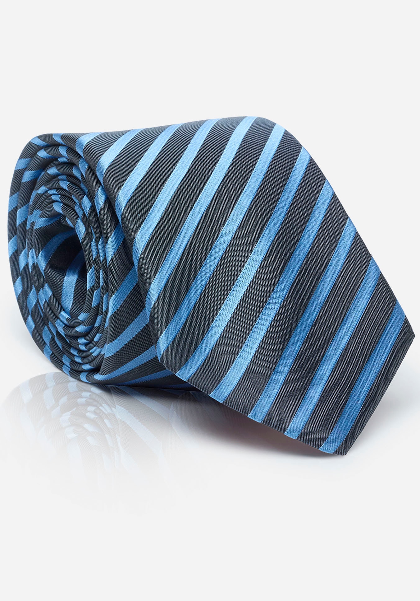 MONTI Krawatte »LUCIO«, aus 100 % feinster Seide mit Streifenmuster und edlem Glanz