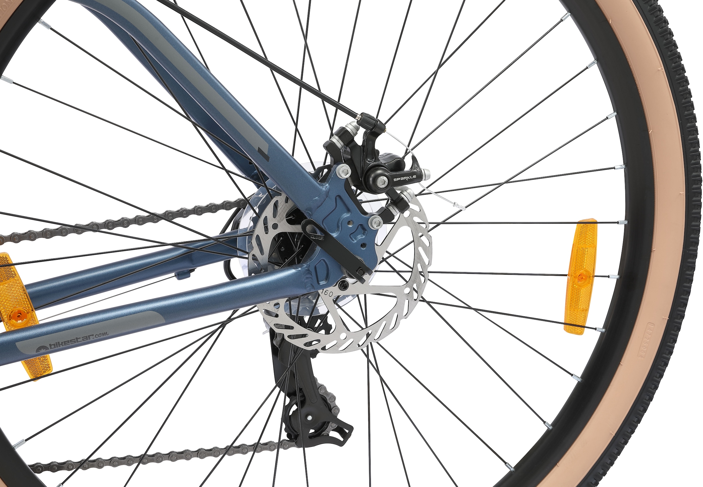 Bikestar Mountainbike 21 Gang Shimano RD-TY300 Schaltwerk Kettenschaltung für Damen und Herren, Kettenschaltung