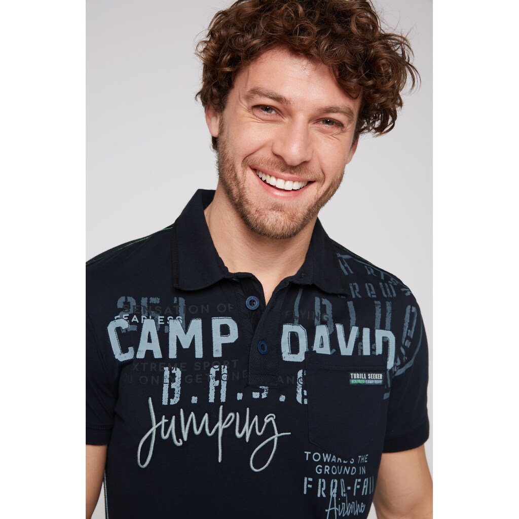 CAMP DAVID Poloshirt