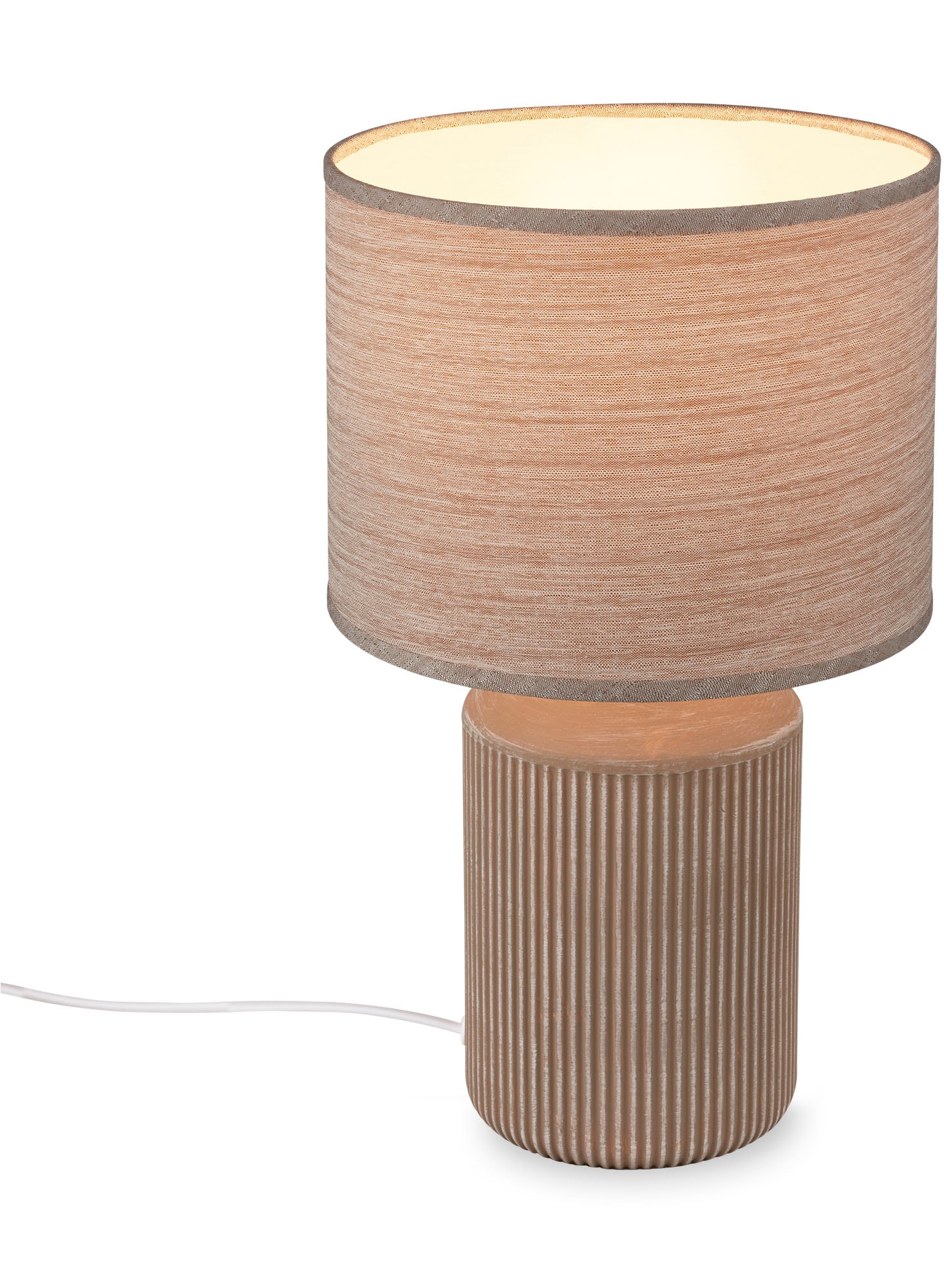 Tischleuchte "INO Tischlampe", braun, BRILONER LEUCHTEN, Wohnzimmer, Leuchten