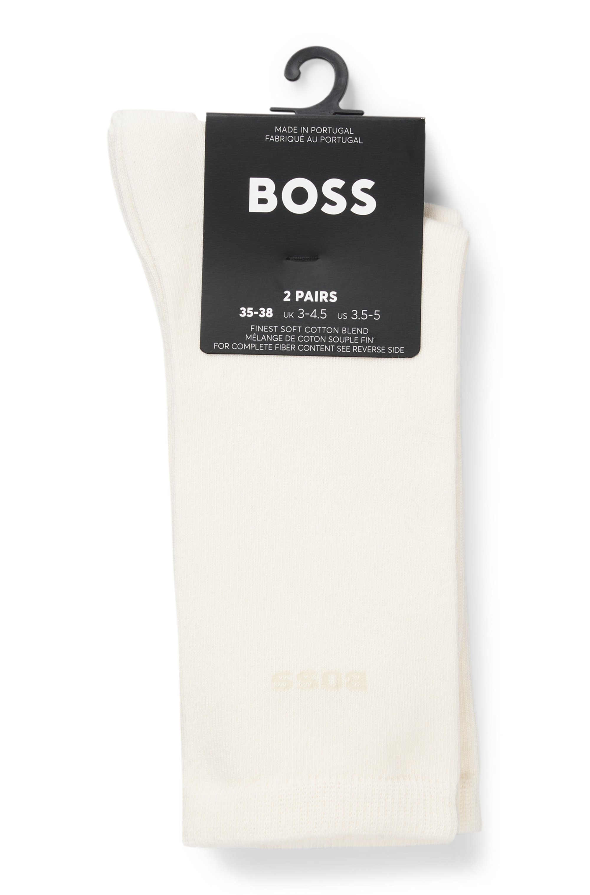 BOSS Businesssocken "2P RS Uni Logo CC W" Packung, 2er Pack, 2 Paar tlg. mi günstig online kaufen