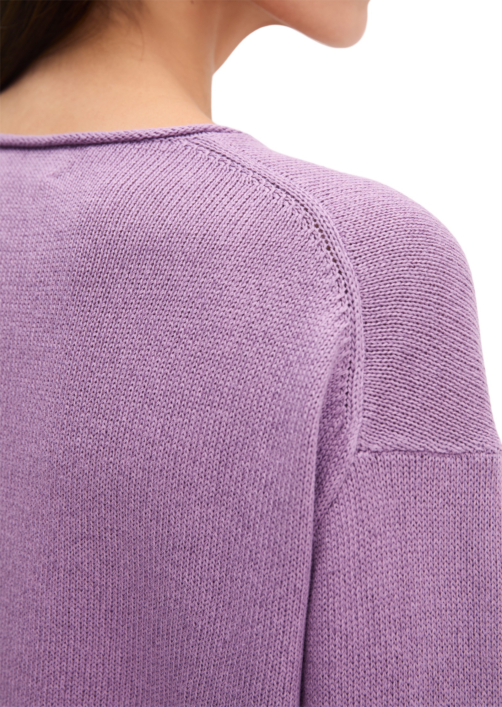 Marc O'Polo Strickpullover »aus Organic Cotton-Leinen-Mix«