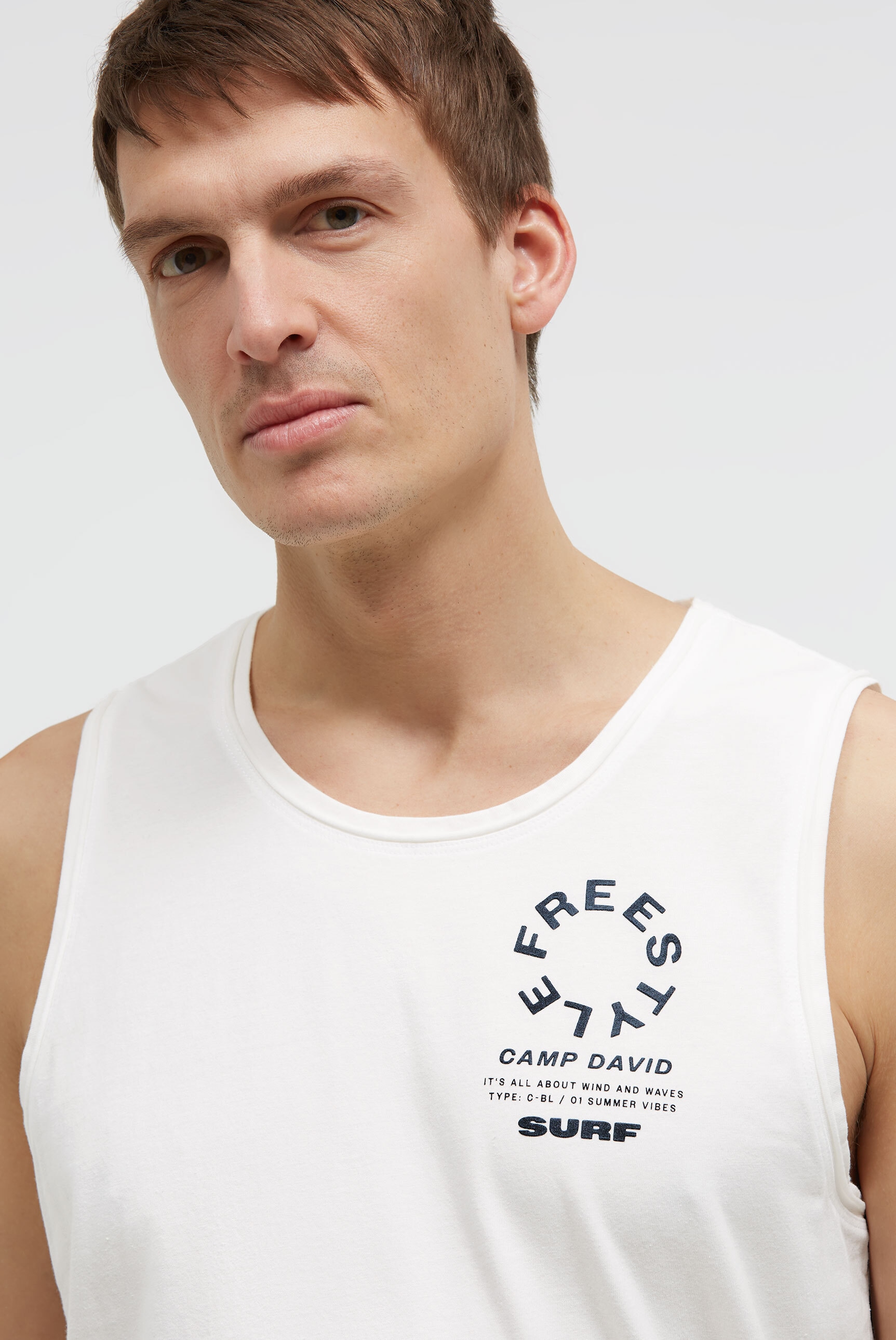 CAMP DAVID Tanktop aus Baumwolle