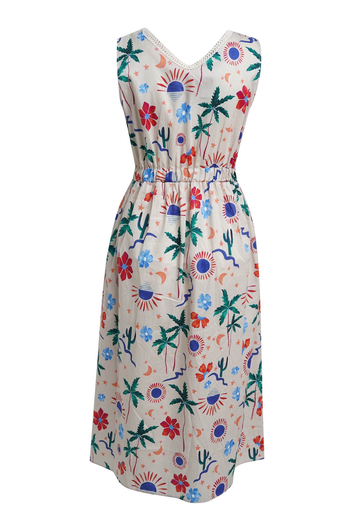 Smith & Soul Sommerkleid Eingrifftaschen mit Taillengummizug