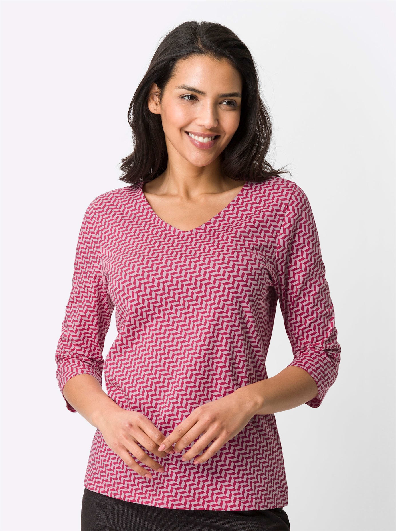 nicht definiert 3/4-Arm-Shirt "Freizeitshirt", (1 tlg.) günstig online kaufen