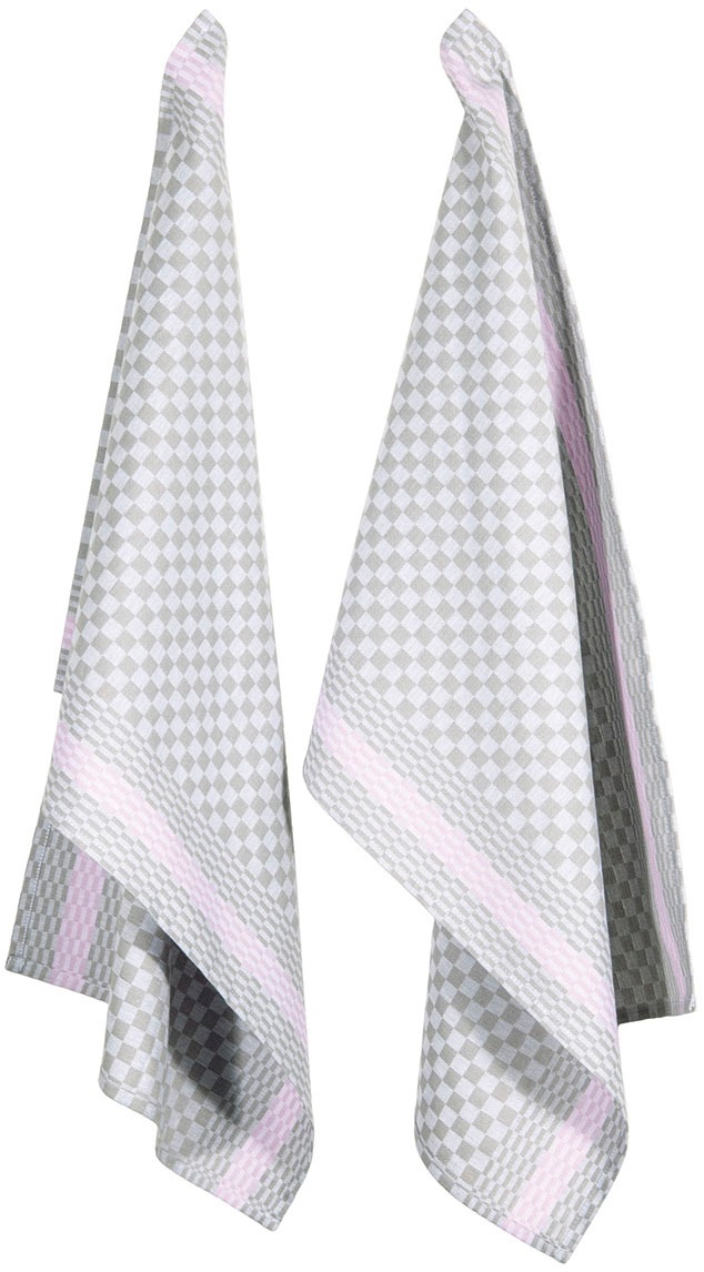 PAD Geschirrtuch "PIT RELOADED" 100% Baumwolle, 50x70 cm, Karo Design günstig online kaufen