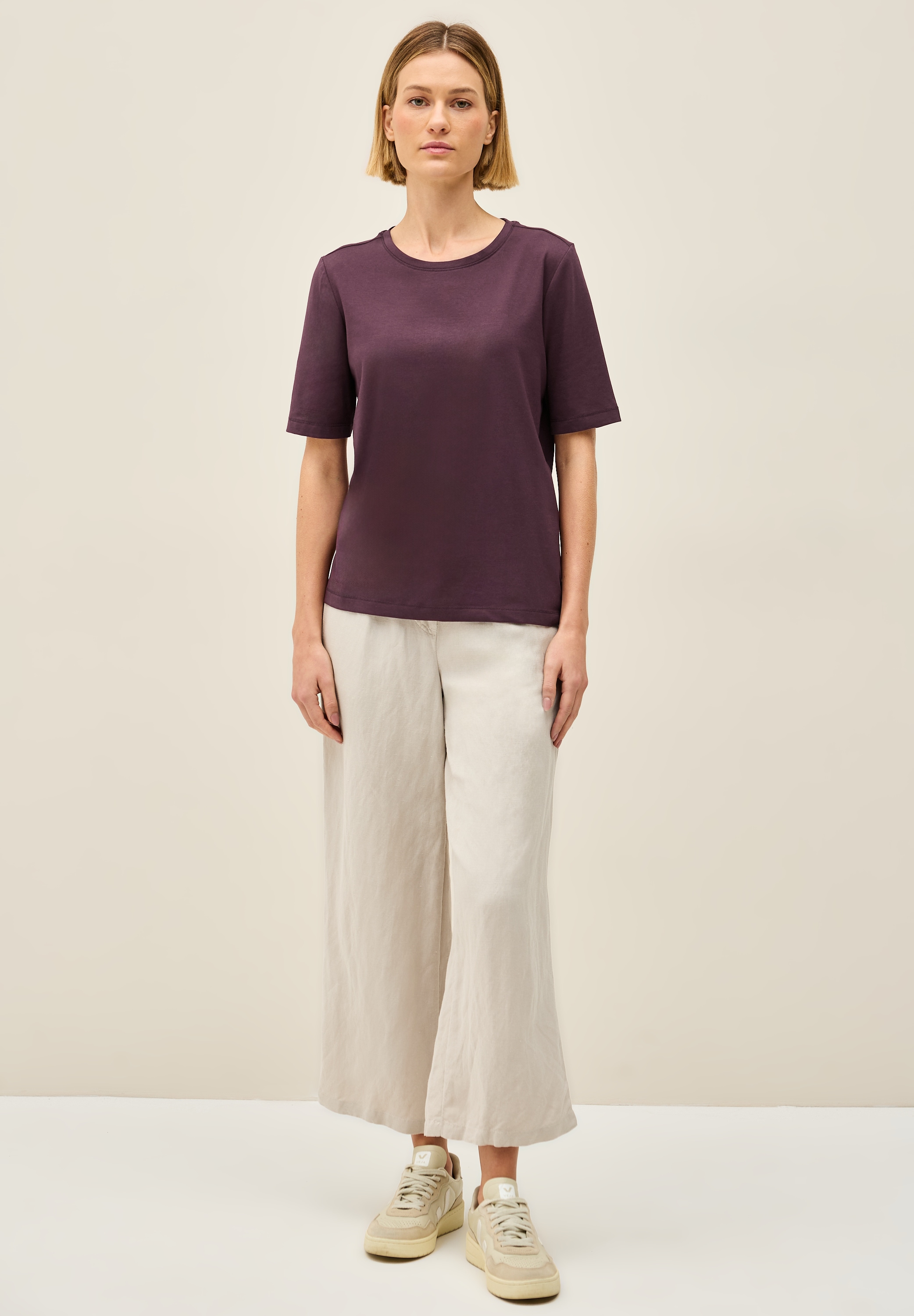 Cecil T-Shirt, im soften Baumwoll-Mix
