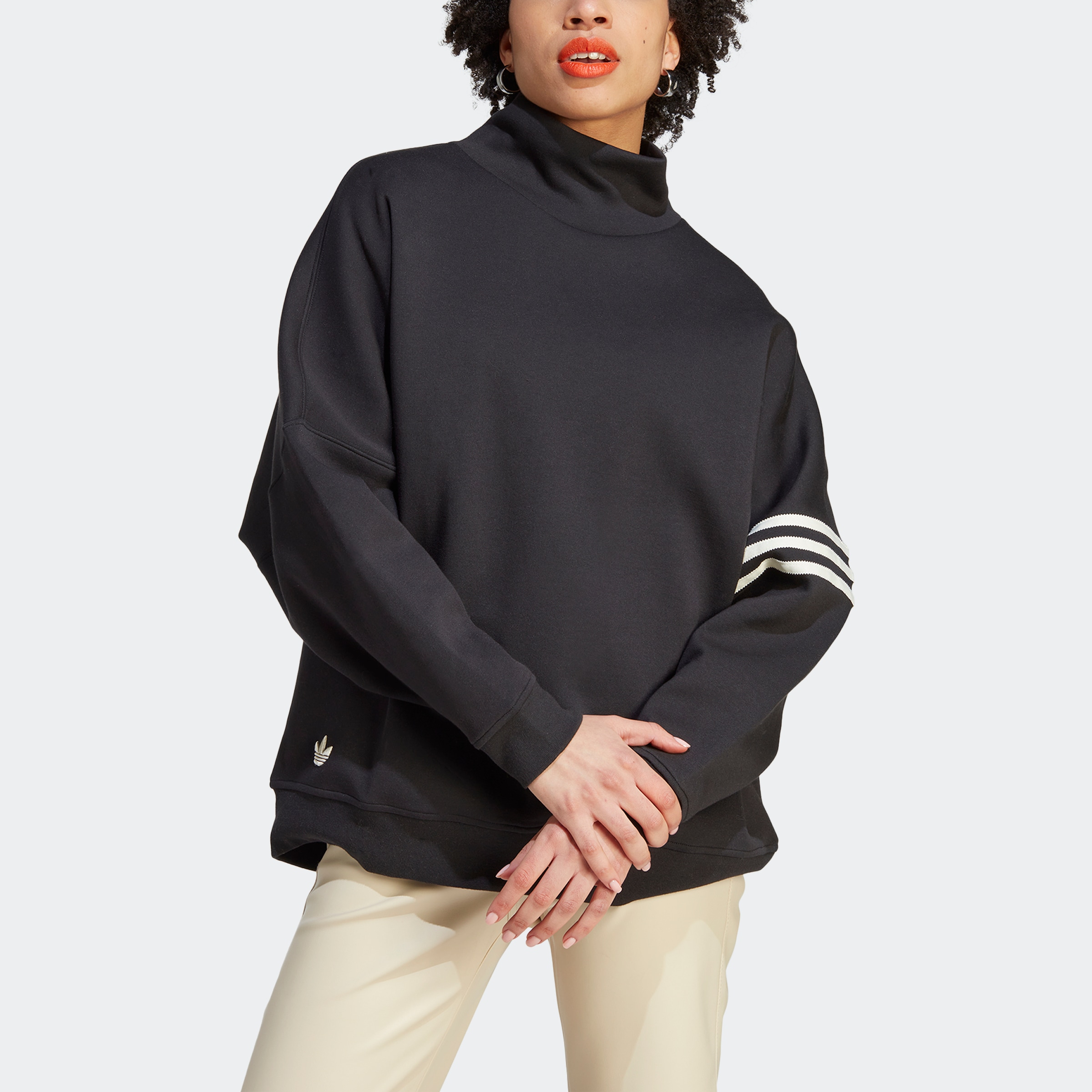 adidas Originals | OVERSIZED bestellen online NECK« NEUCLASSICS BAUR »ADICOLOR HIGH Kapuzensweatshirt