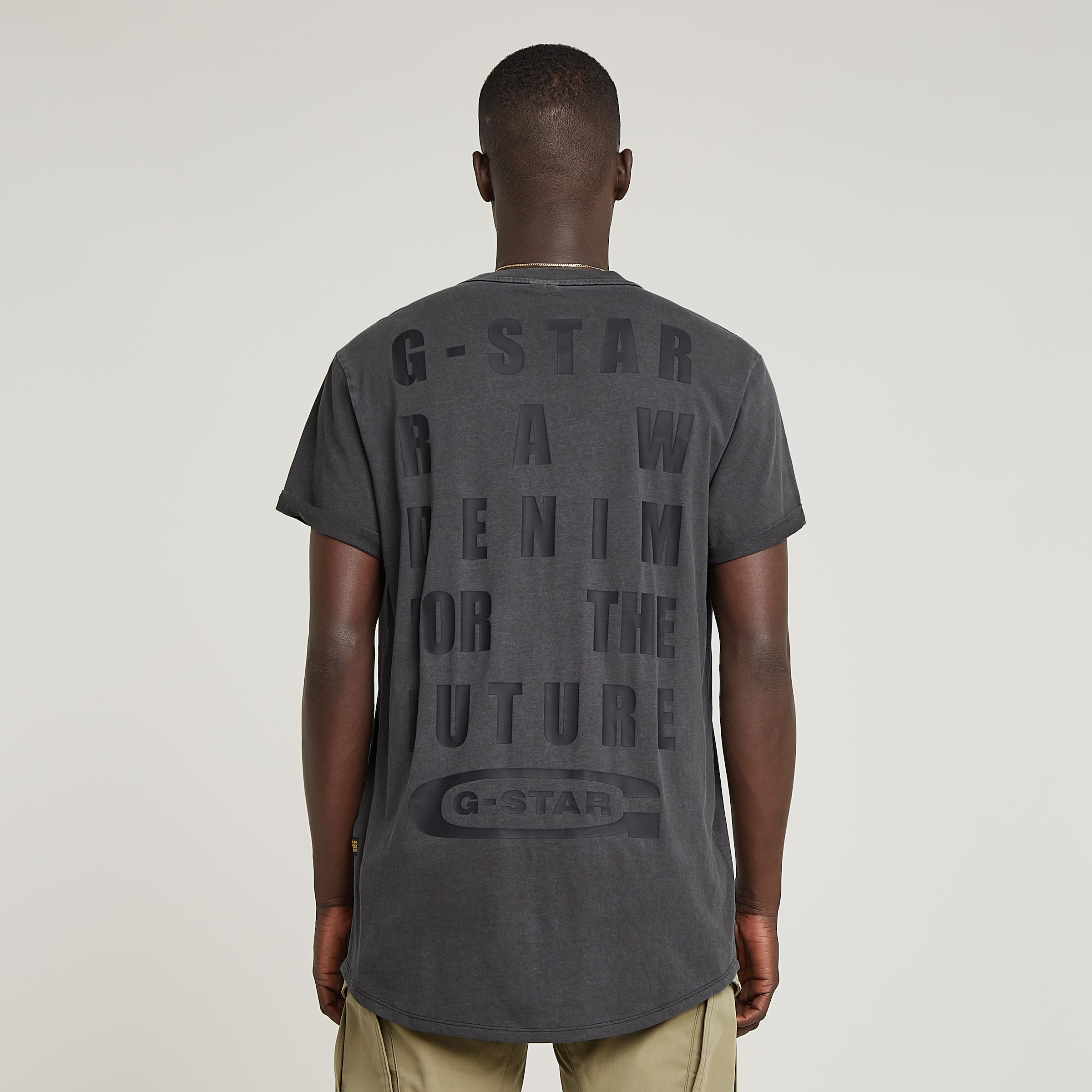 G-STAR T-Shirt "Text Back Overdyed Lash", mit großem Backprint günstig online kaufen