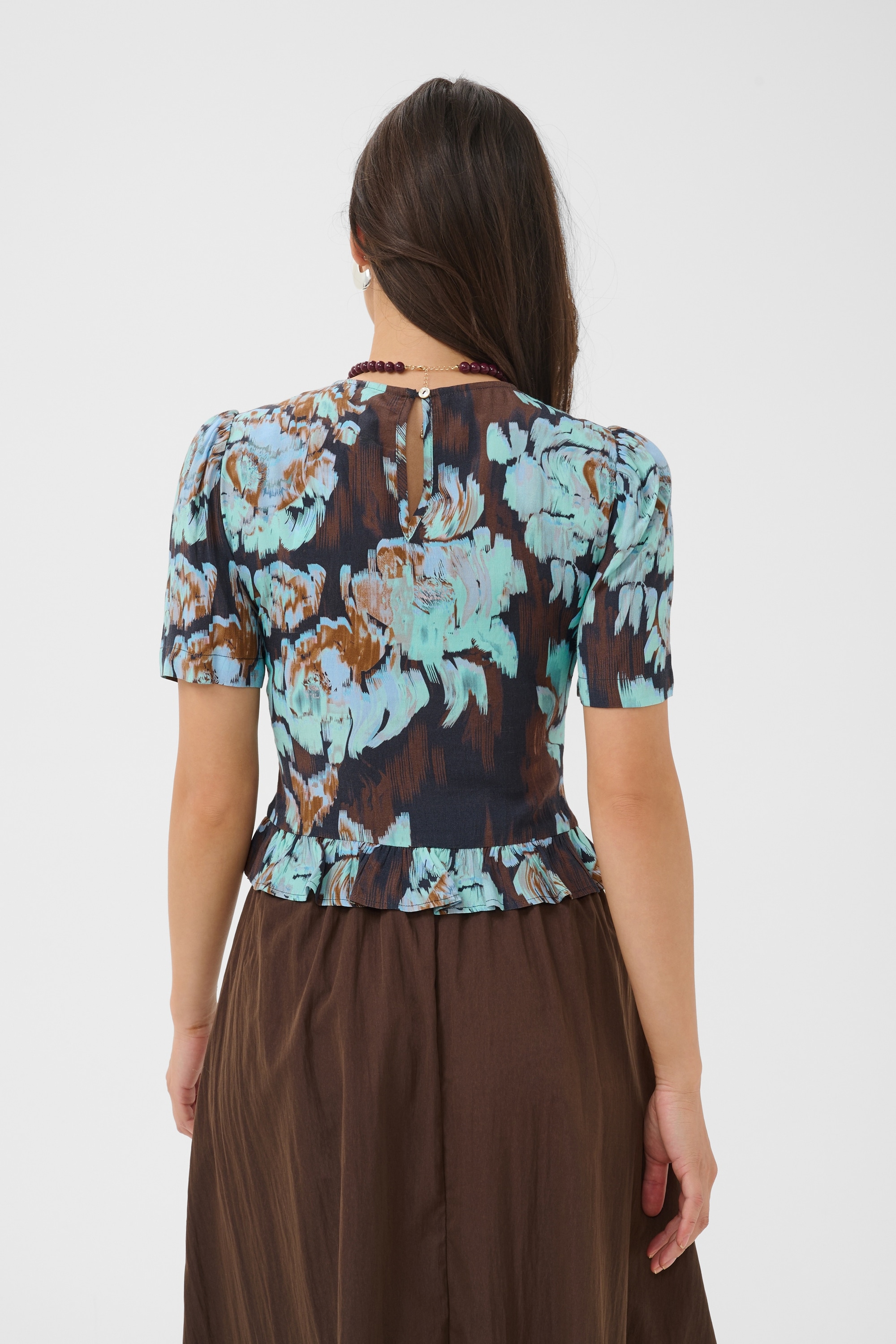 Saint Tropez Kurzarmbluse »Damen Kurzarm-Bluse MalikaSZ«