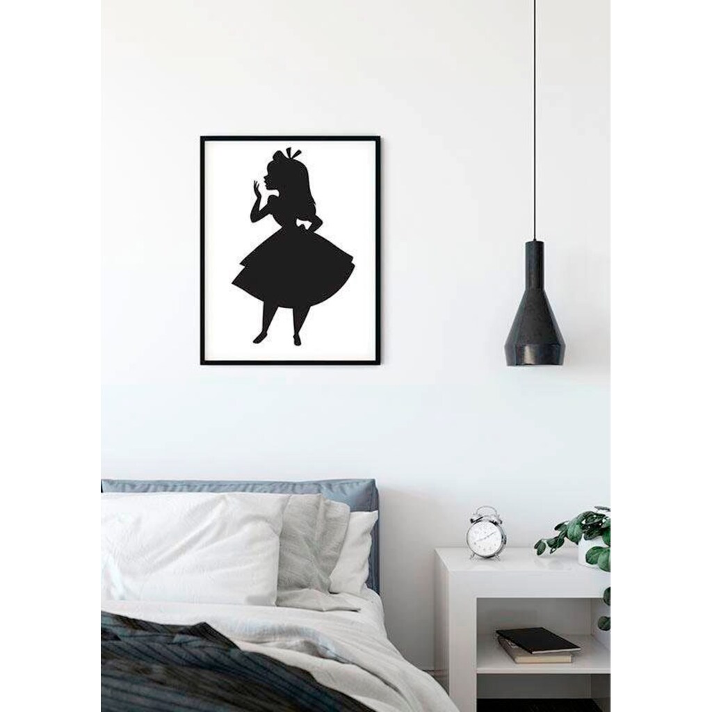Komar Poster »Alice Silhouette«, Disney, (1 St.)