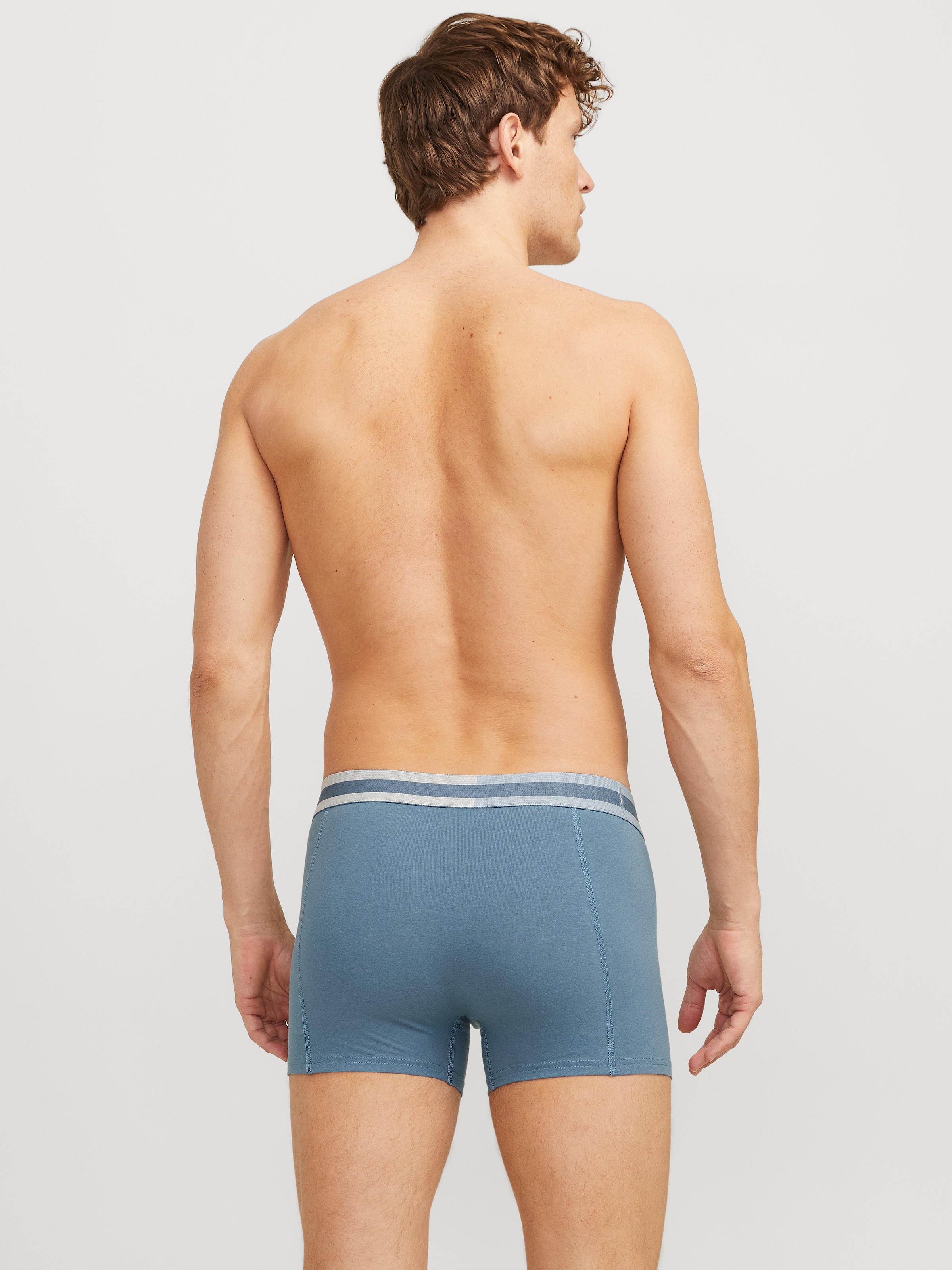 Jack & Jones Trunk »JACSTEVE SOLID TRUNKS 3 PACK SN«, (3 St.), mit Logo Schriftzug