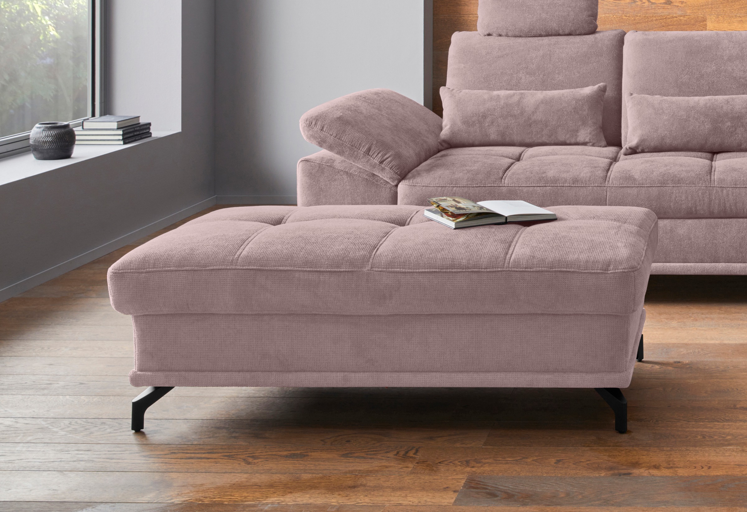 OTTO home Polsterhocker "Costello, B: 133 cm" individuell zu kombinieren, F günstig online kaufen