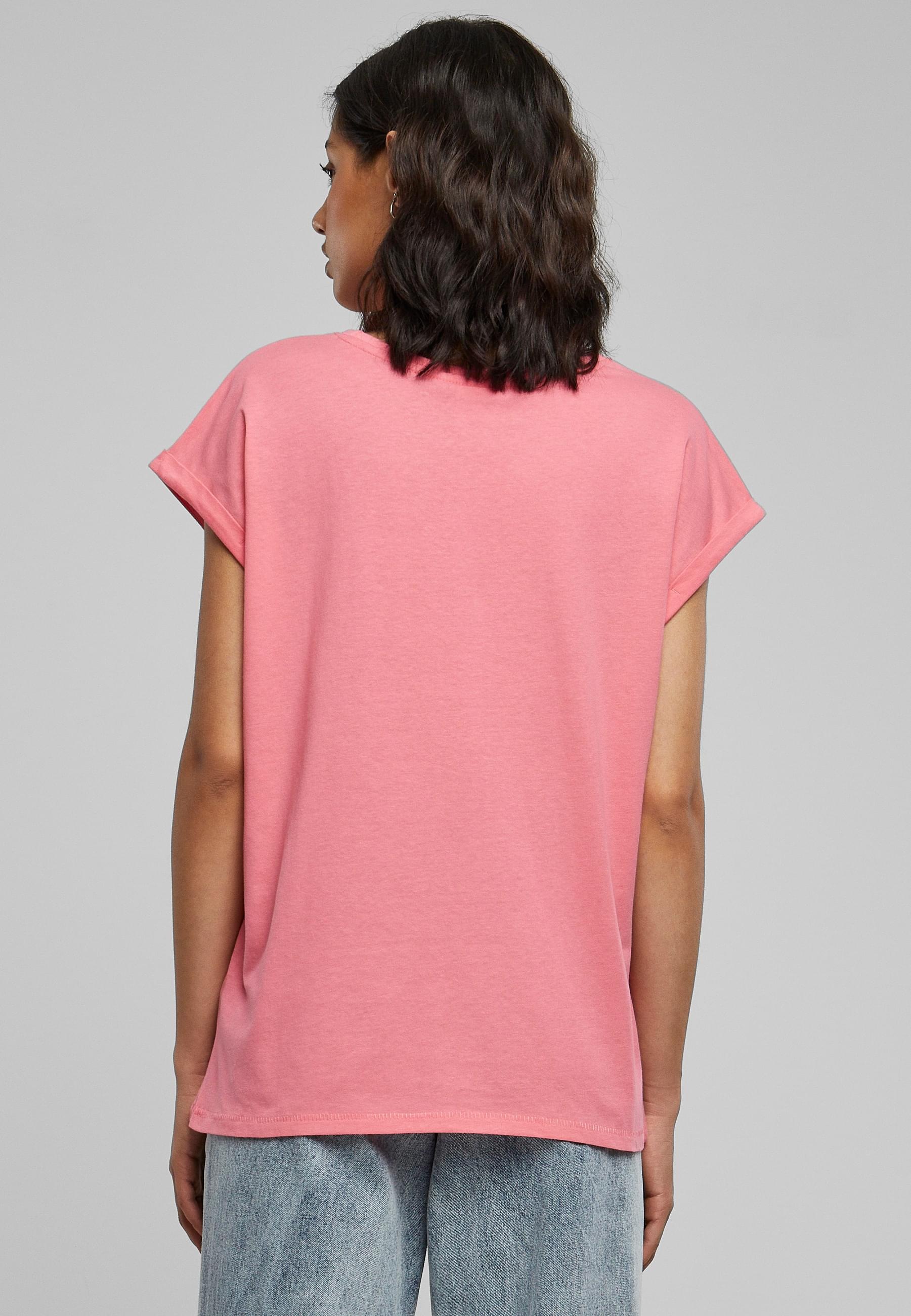 URBAN CLASSICS Kurzarmshirt »Urban Classics Damen Ladies Extended Shoulder Tee«, (1 tlg.)