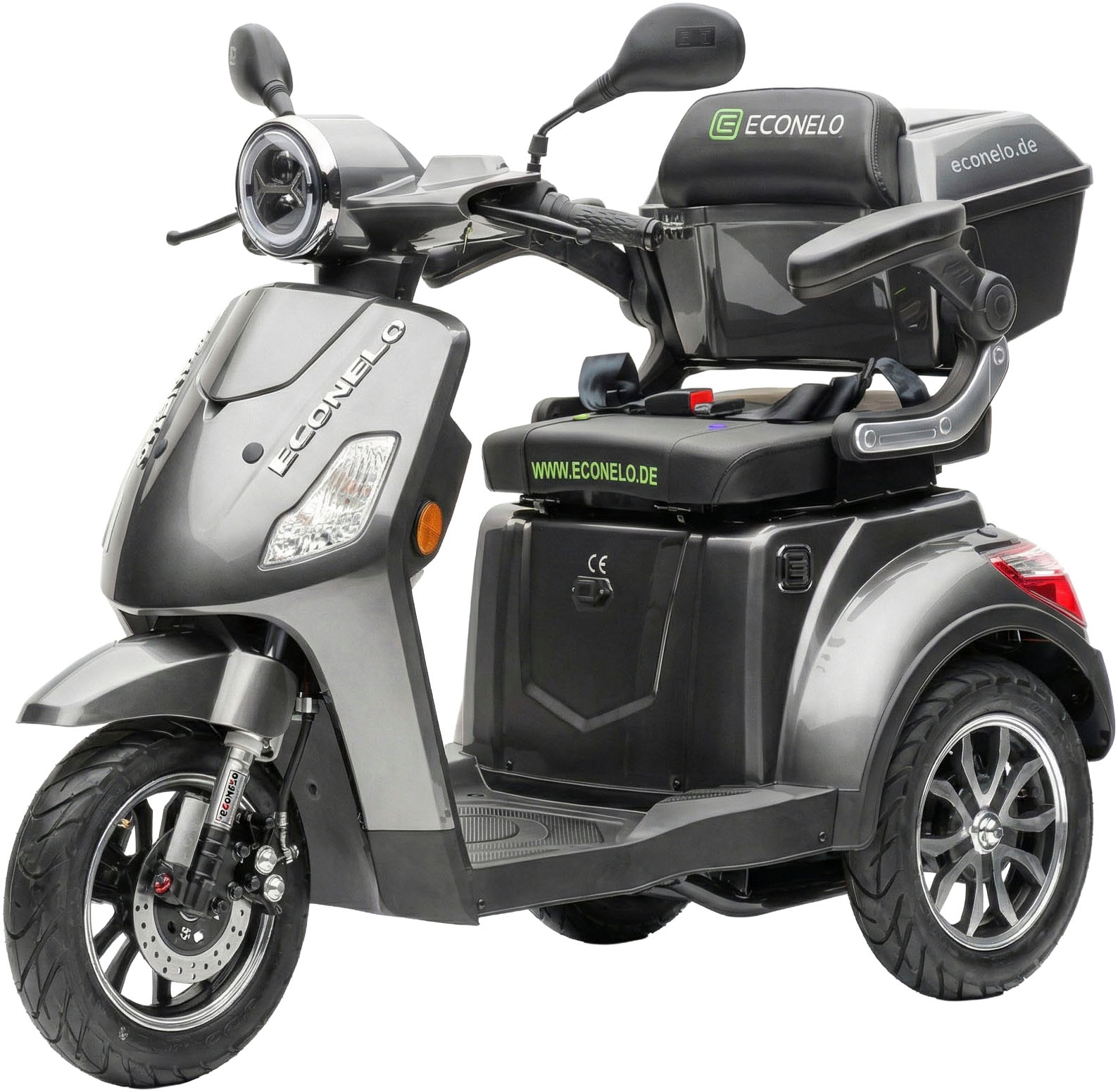 ECONELO Elektromobil "Seniorenmobil P1000, Lithium-Akku, 25 km/h, 1000 Watt" 1.000 W 25 km/h