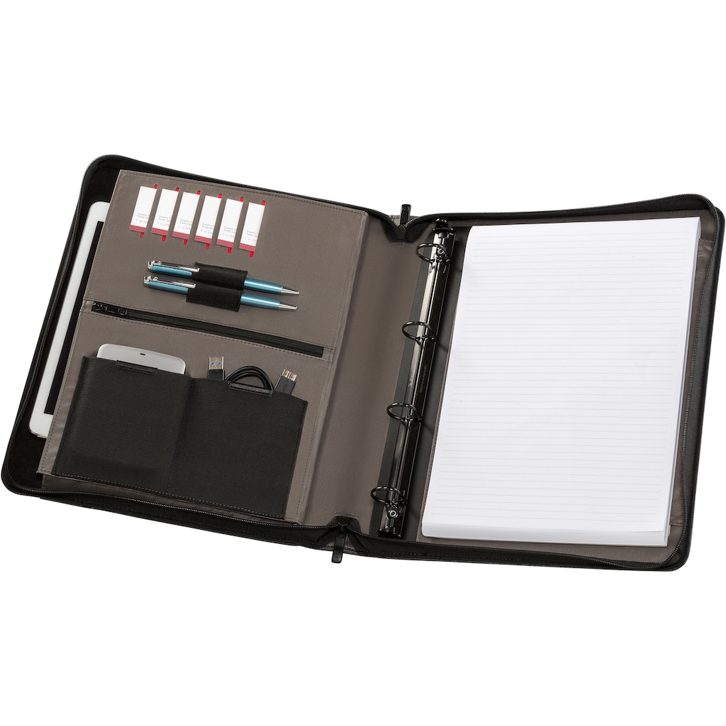 Wenger Schreibmappe »Affiliate, schwarz«, mit 10-Zoll Tabletfach
