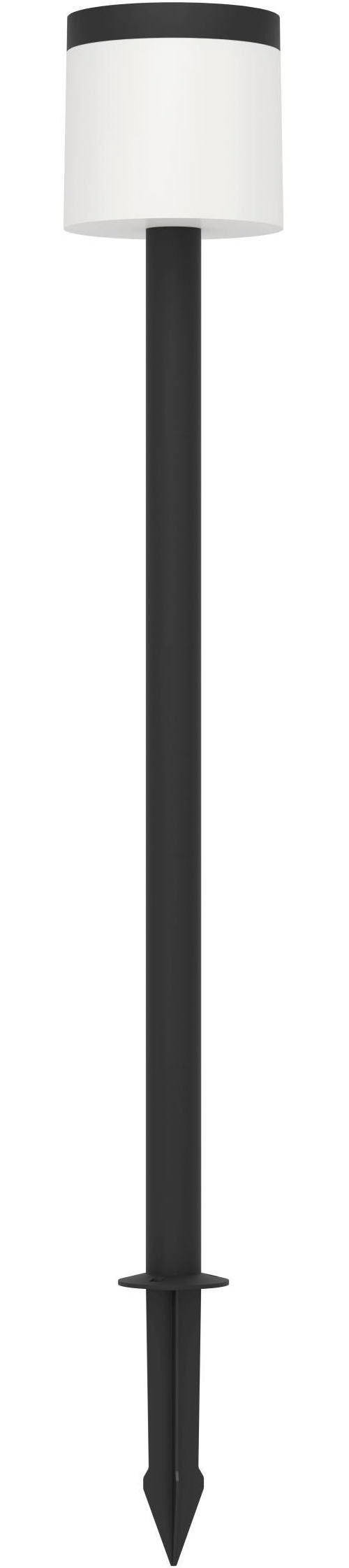 LED Solarleuchte EGLO, H:115cm Ø:17,5cmschwarz, Leuchten, "Pantete Solarleuchte, Außenlampe mit Erdspieß, Stehlampe außen, IP44", Solarleuchte - H115