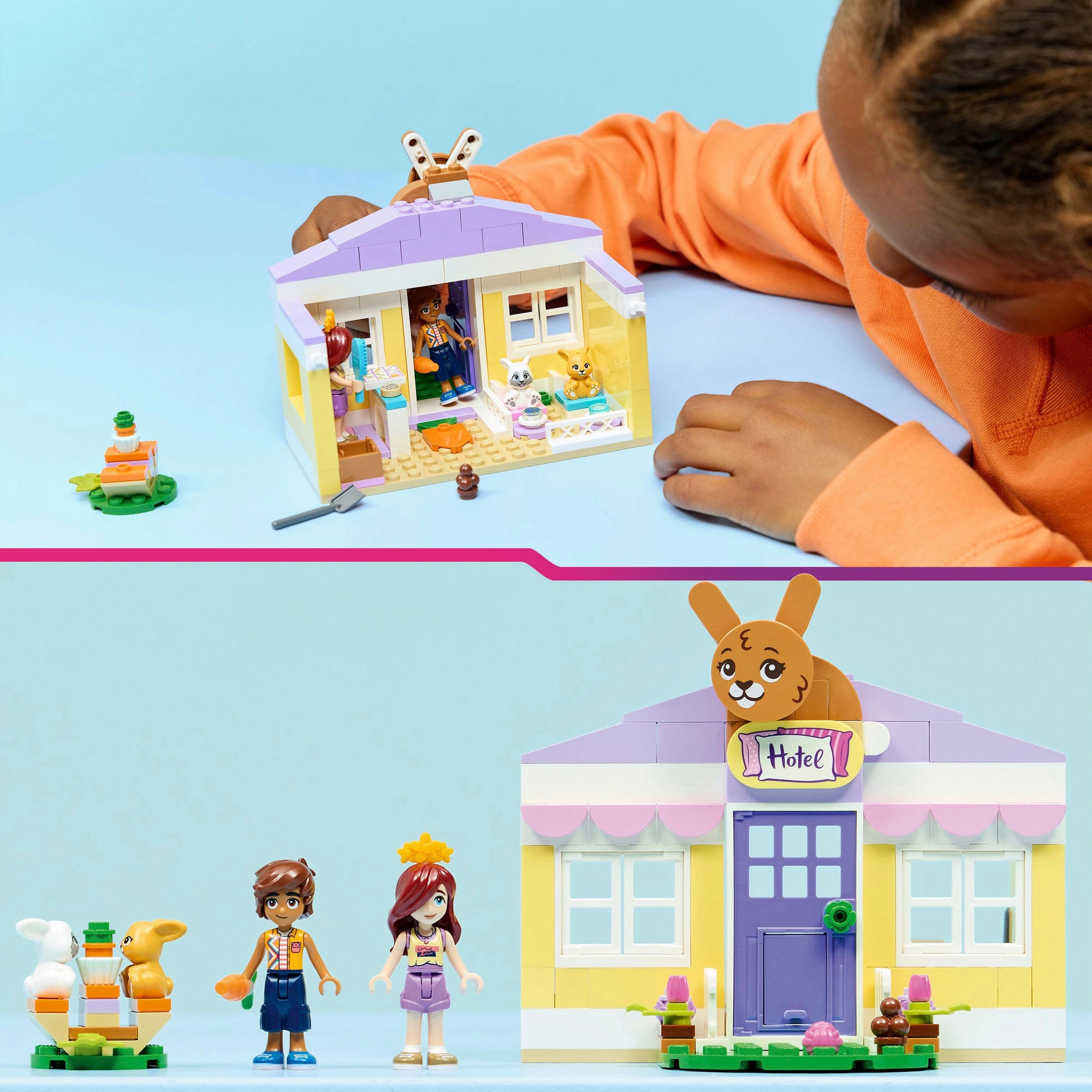 LEGO® Konstruktionsspielsteine »Heartlake City Hasenhotel (42679), LEGO Friends« Made in Europe
