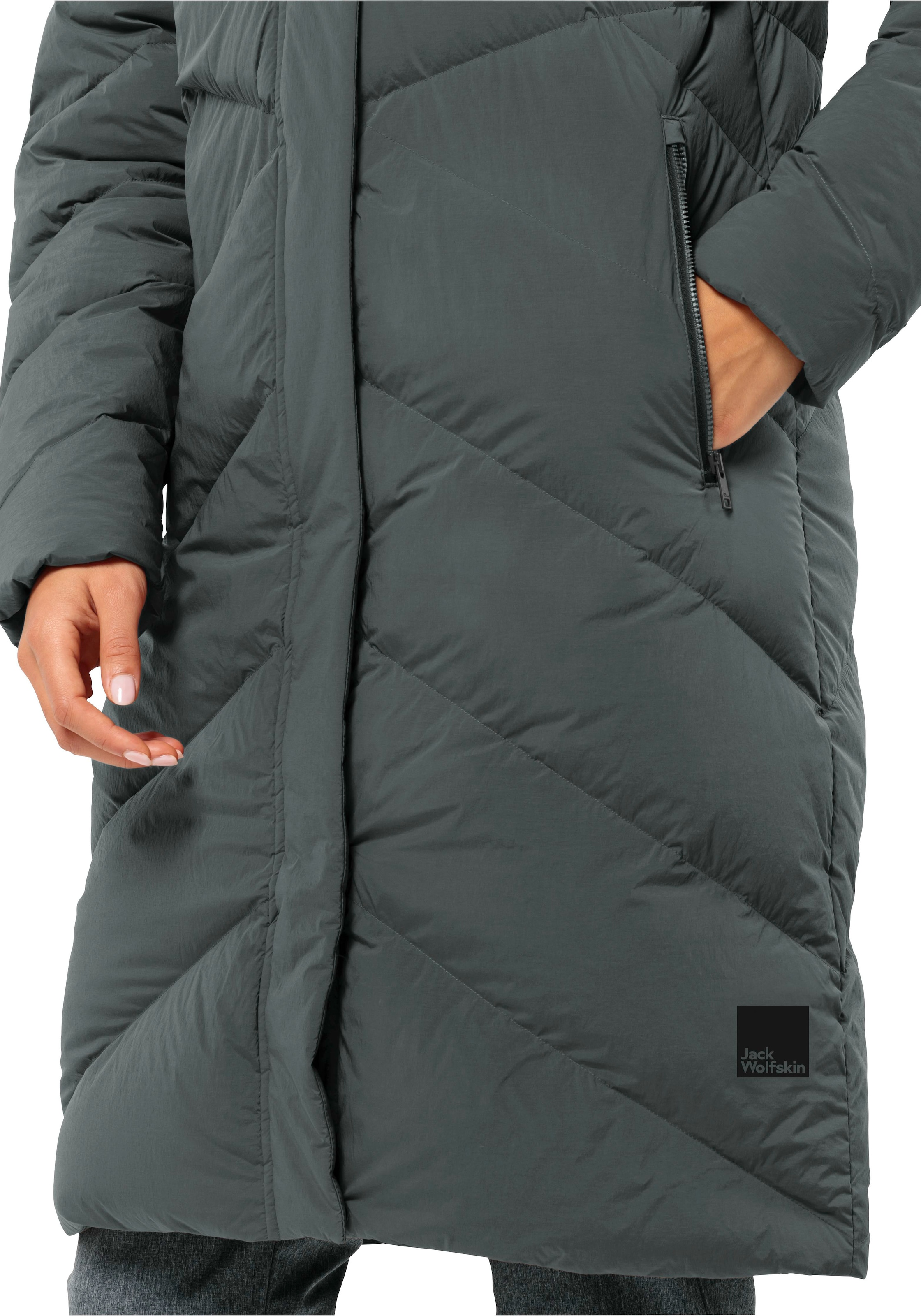 Jack Wolfskin Funktionsmantel »MARIENPLATZ COAT W«, mit Kapuze