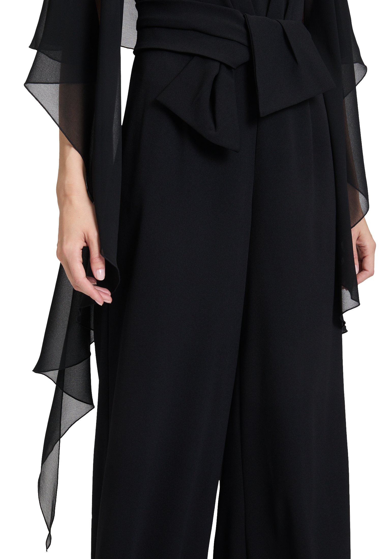 Vera Mont Multifunktionstuch »Vera Mont Damen Chiffonstola mit Volant«, Nahtführung
