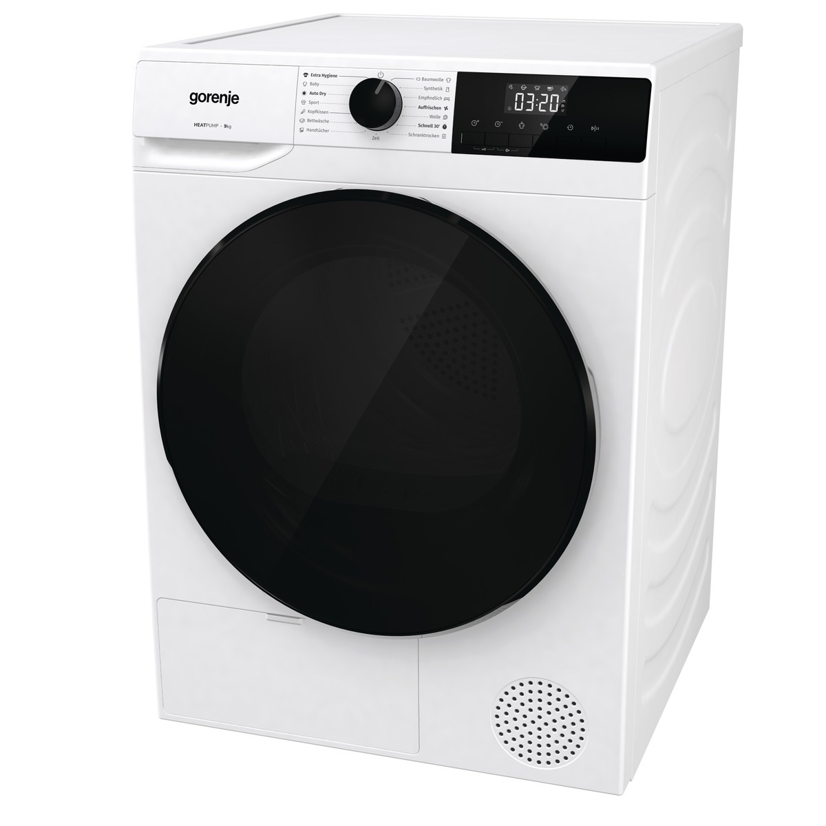 Gorenje G400 Freistehender Wäschetrockner mit Wärmepumpe, 9 kg
