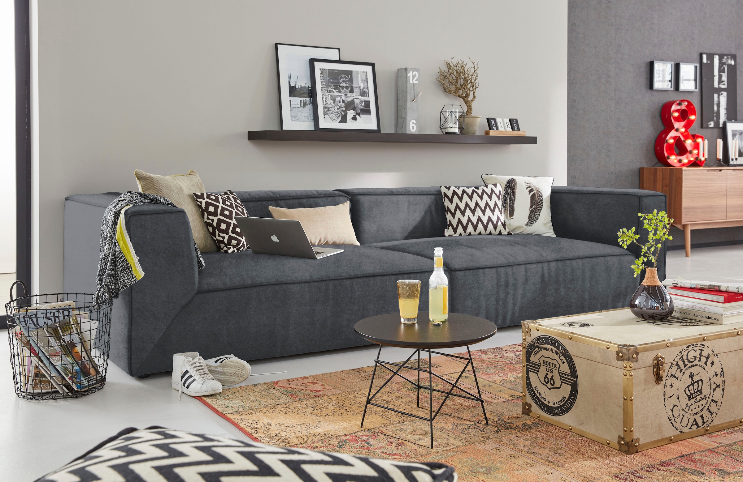 TOM TAILOR HOME Big-Sofa "BIG CUBE", TOM TAILOR Big-Sofa >>BIG CUBE