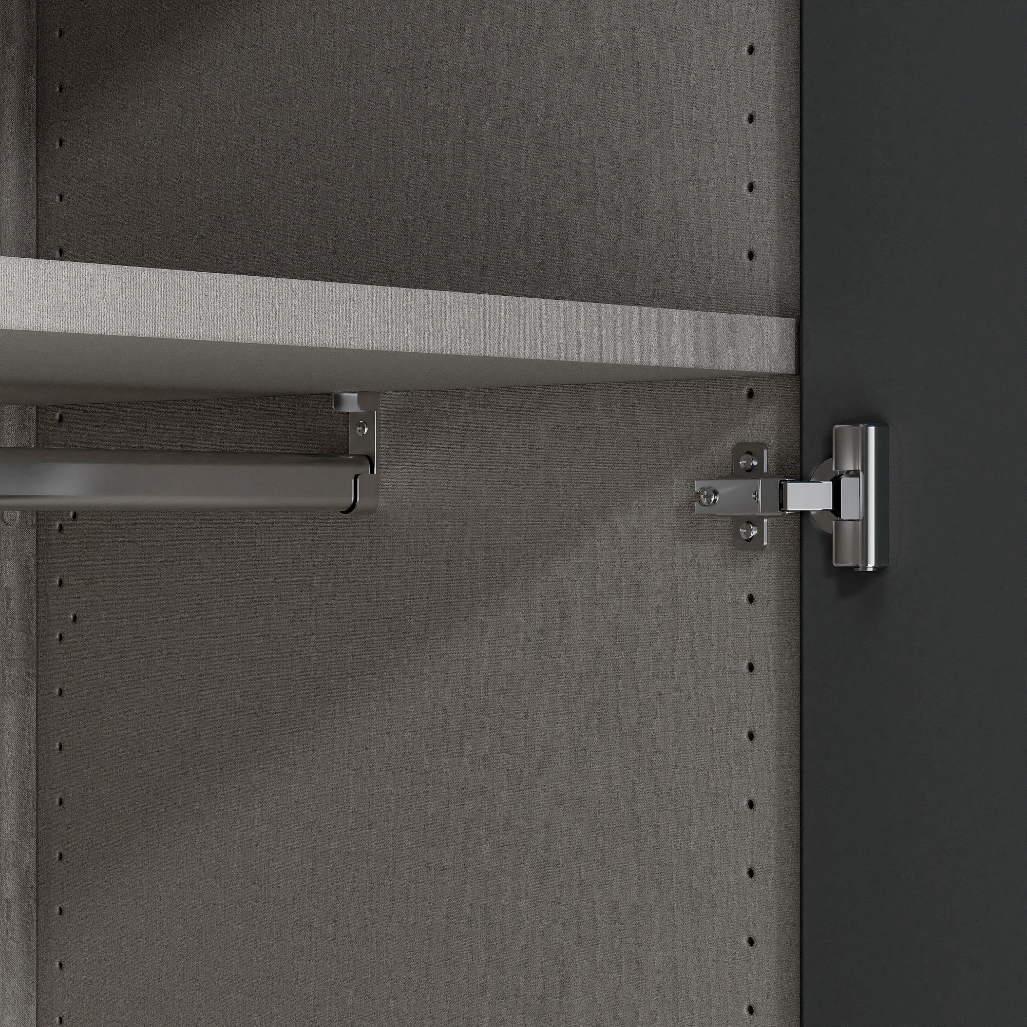 INOSIGN Kleiderschrank »AMETISTA, Drehtürenschrank, designgeformten Fronten«, Made in Italy, hochglanz lackiert, Basisausführung, Zubehör extra