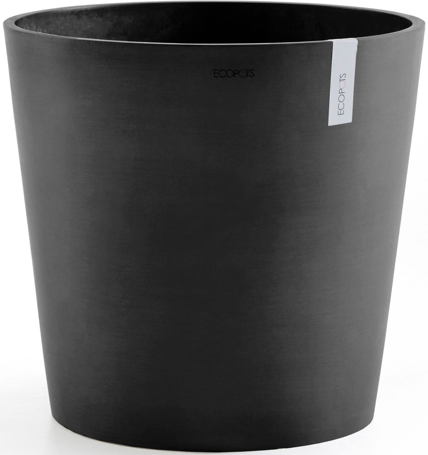 ECOPOTS Blumentopf »AMSTERDAM Dark Grey« BxTxH: 50x50x43,8 cm, mit Wasserreservoir