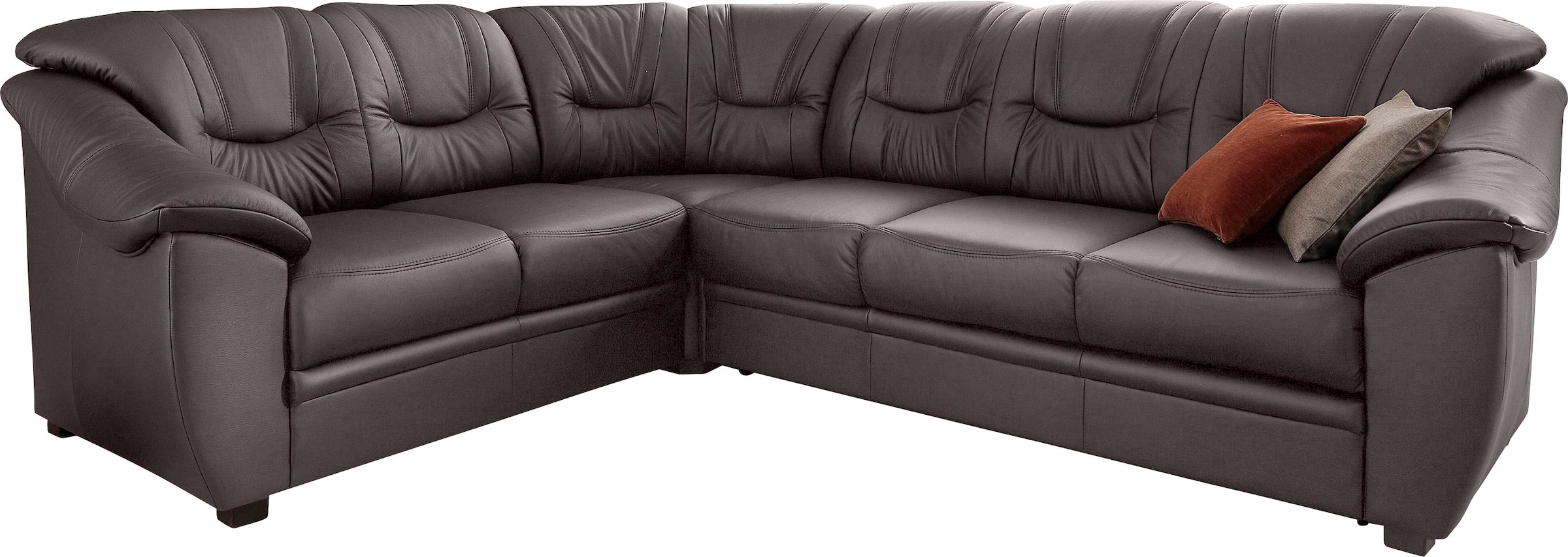 sit&more Ecksofa "Savona L-Form, B: 262 cm" optional Bettfunktion, Federker günstig online kaufen