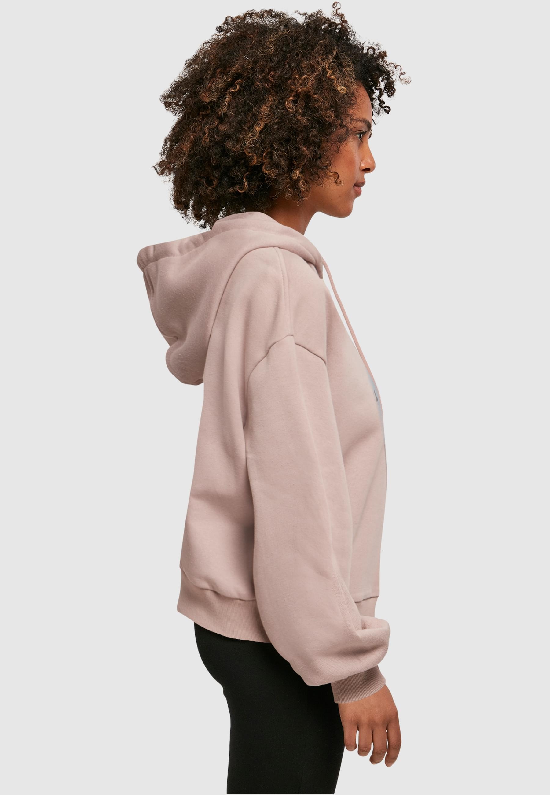 Merchcode Kapuzenpullover »Merchcode Damen Laides Grand Thug Life Organic Oversized Hoody«, (1 tlg.)