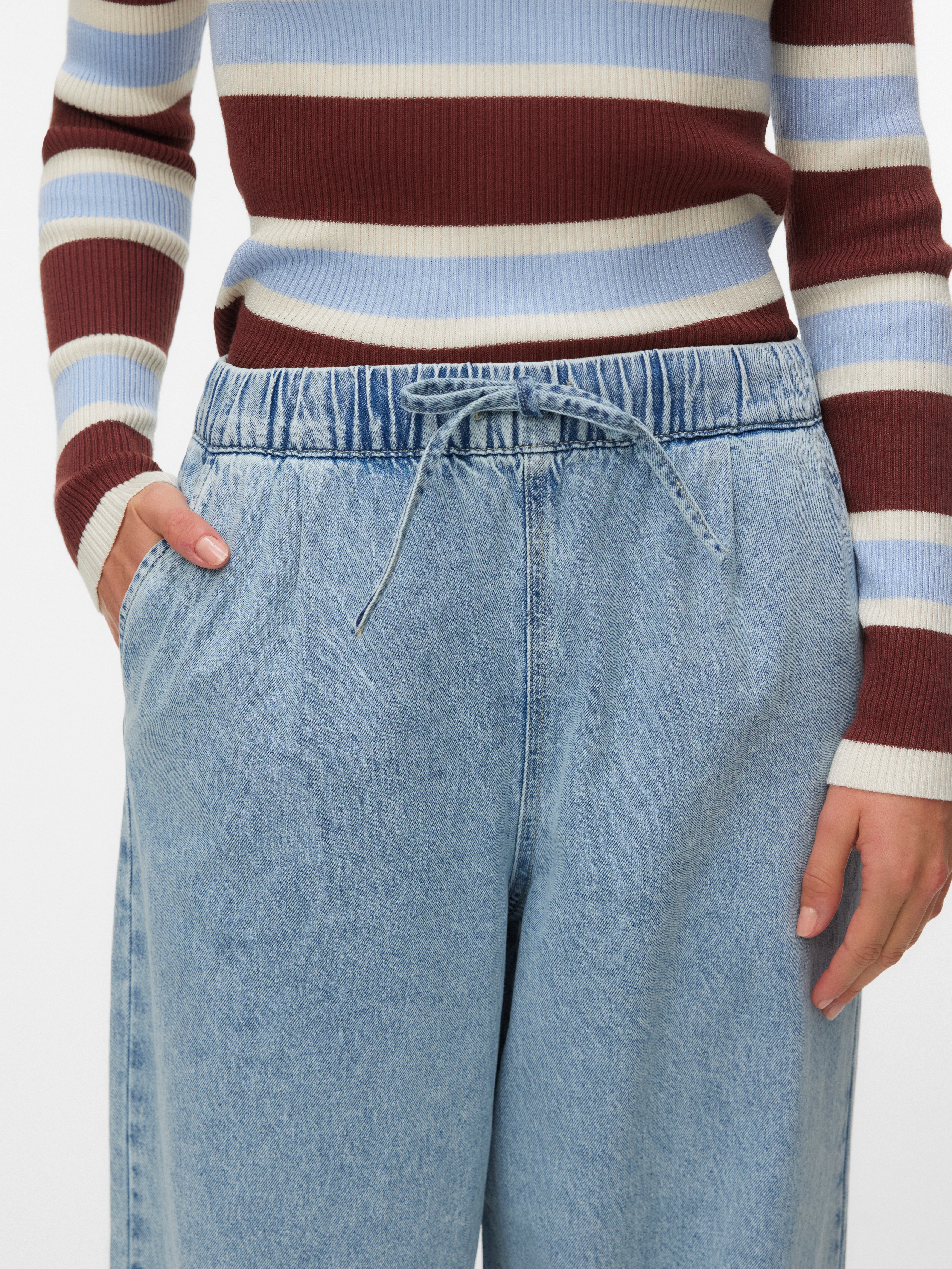 Thumbnail - Vero Moda Weite Jeans "VMVALERIA MR WIDE PULL UP JEANS NOOS"