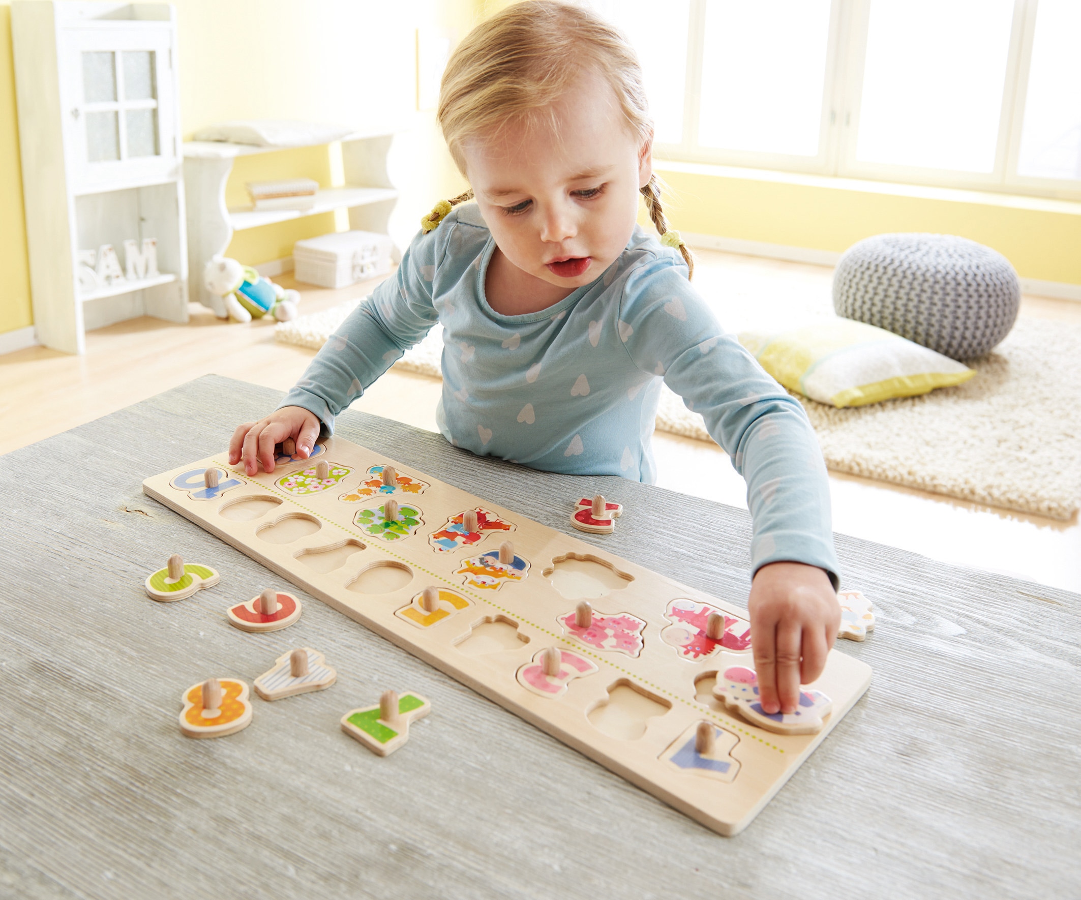 Haba Steckpuzzle »Tierischer Zählspaß«, (20 tlg.)