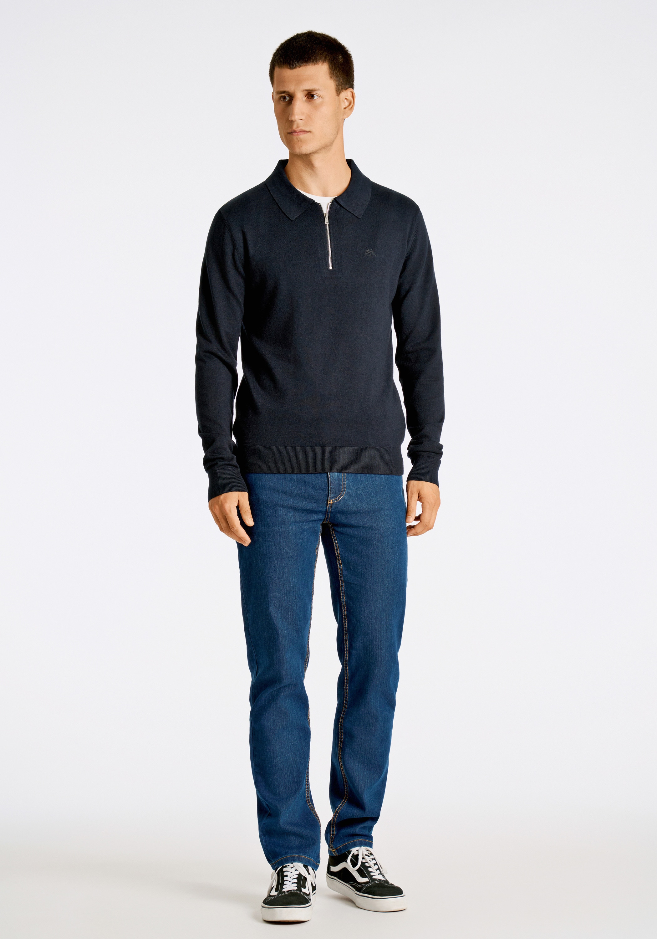 LINDBERGH Langarm-Poloshirt »Lindbergh Troyer«