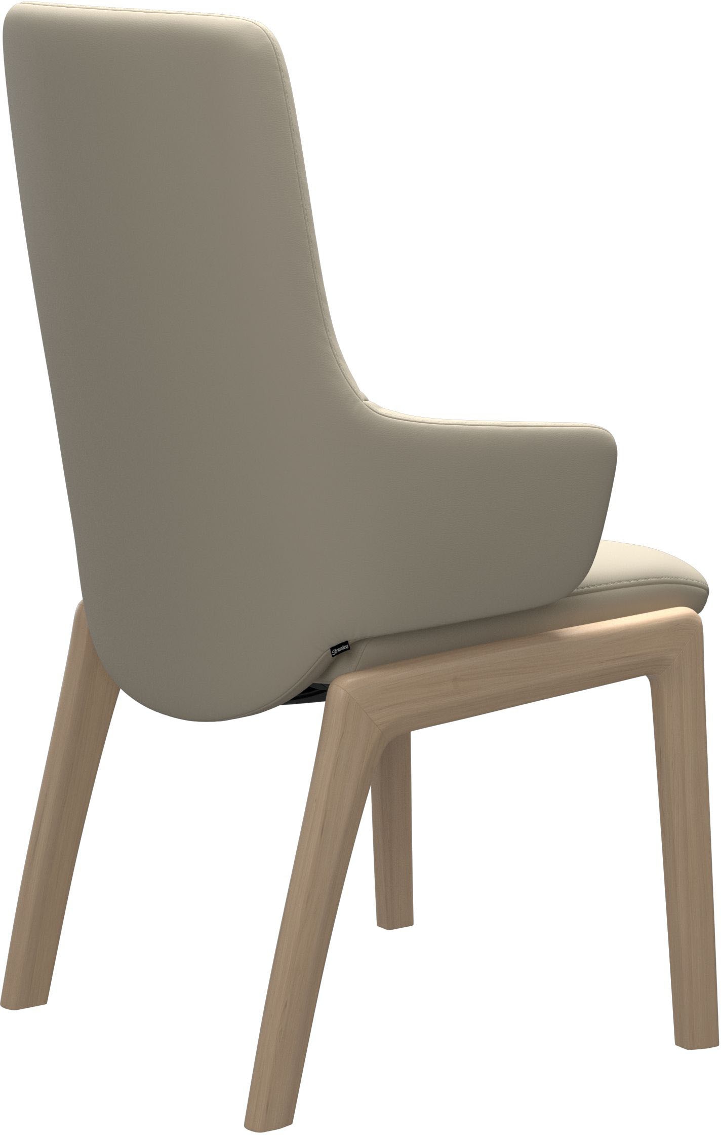 Stressless® Polsterstuhl »Laurel«, Leder BATICK, High Back mit Armlehne, Größe L, mit abgerundeten Beinen in Eiche