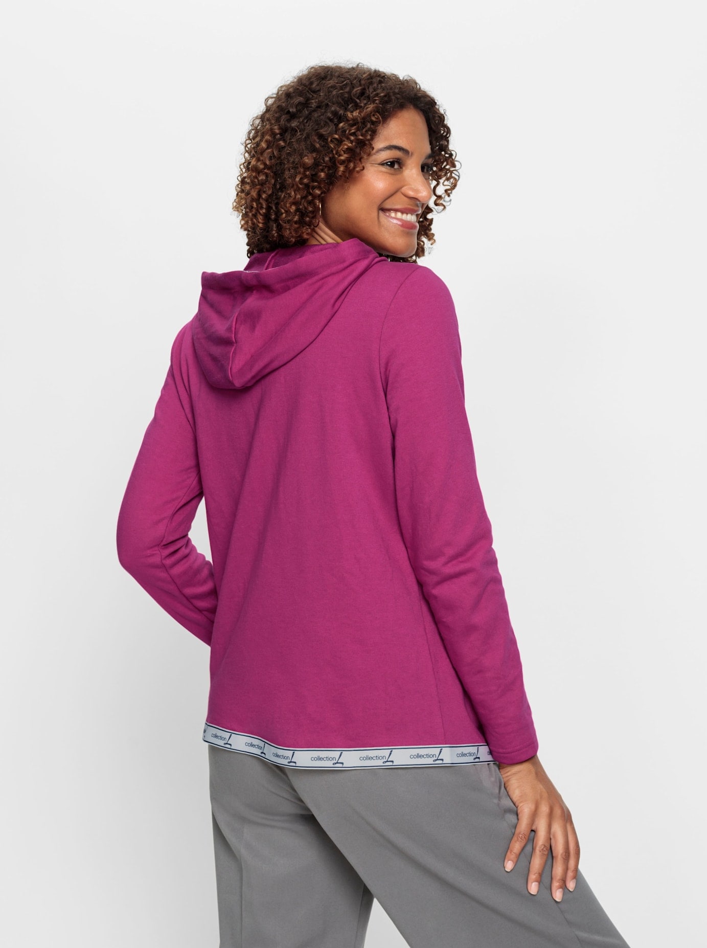 Casual Looks Shirtjacke »Sweatjacke«, (1 tlg.)