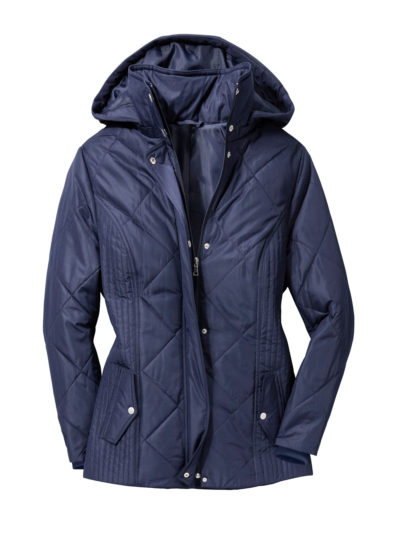 Thumbnail - Classic Basics Langjacke mit Kapuze