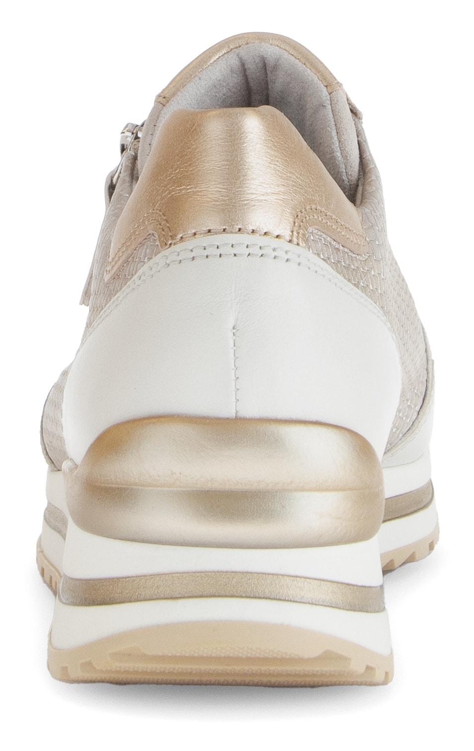 Gabor Keilsneaker »TURIN«, Freizeitschuh, Halbschuh, Schnürschuh mit schönen Metallic-Details