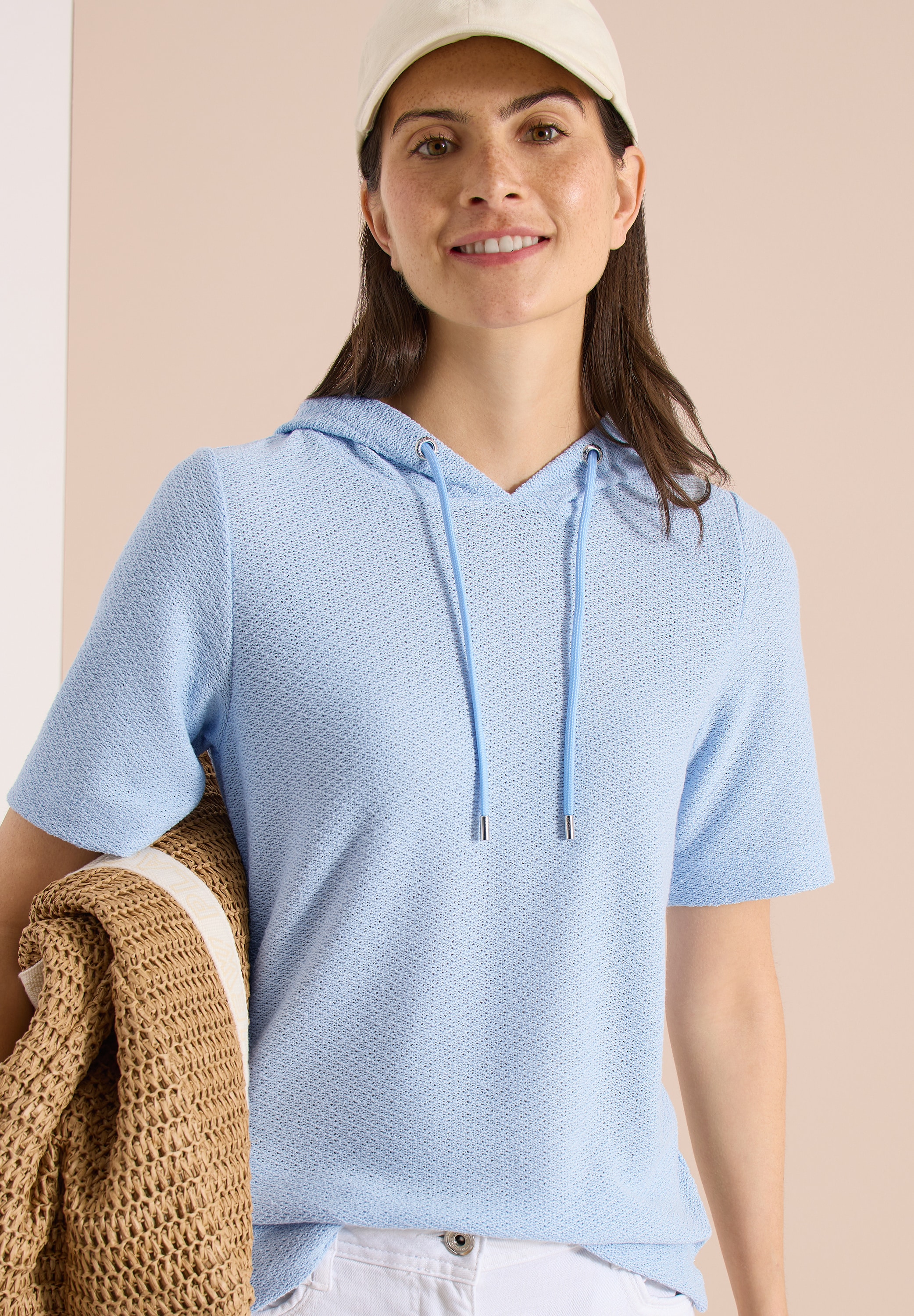 Cecil Kapuzenshirt mit Kapuze mit Tunnelzugband