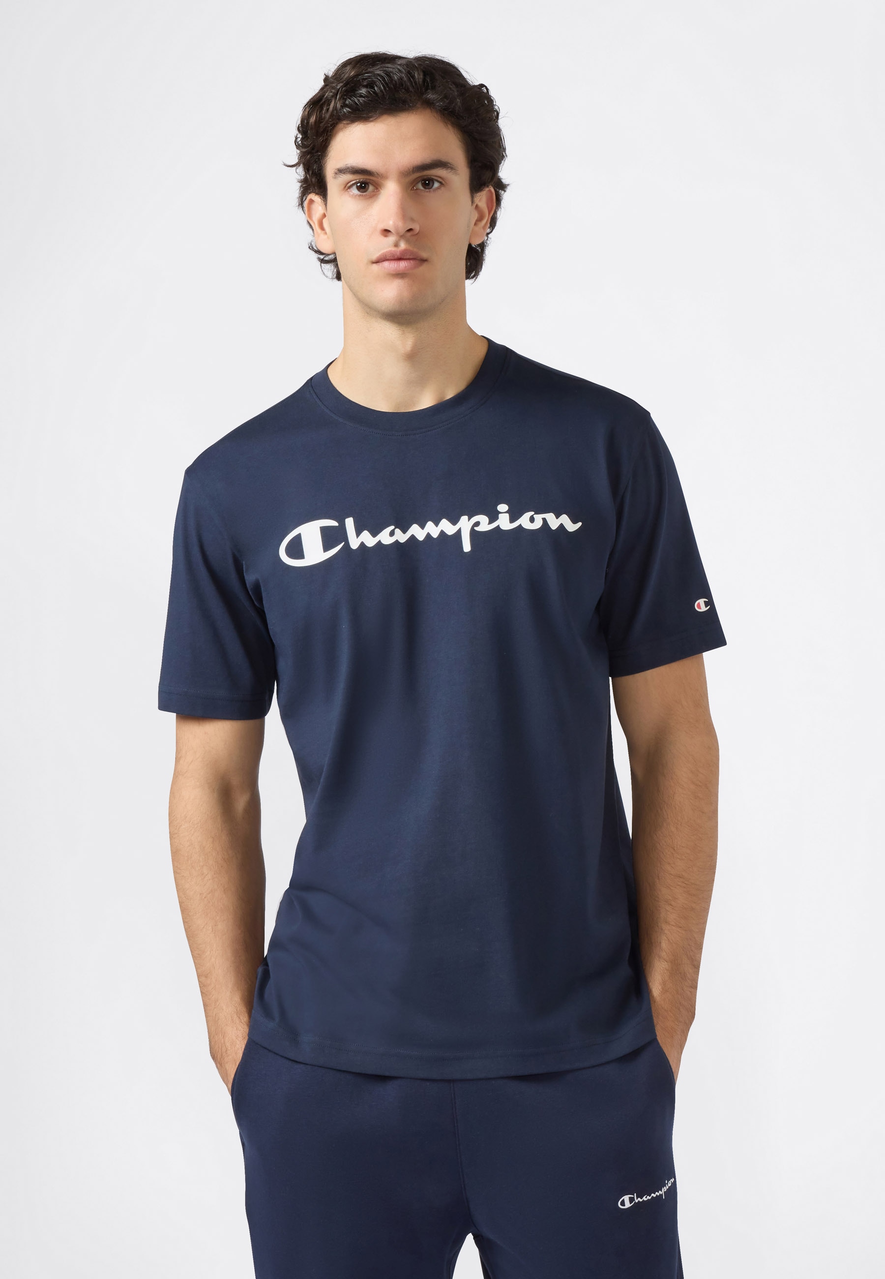Champion T-Shirt Blue Size XXL