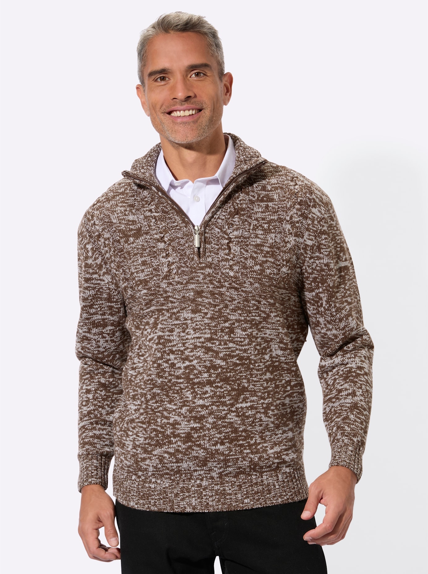 Classic Polokragenpullover "Pullover"