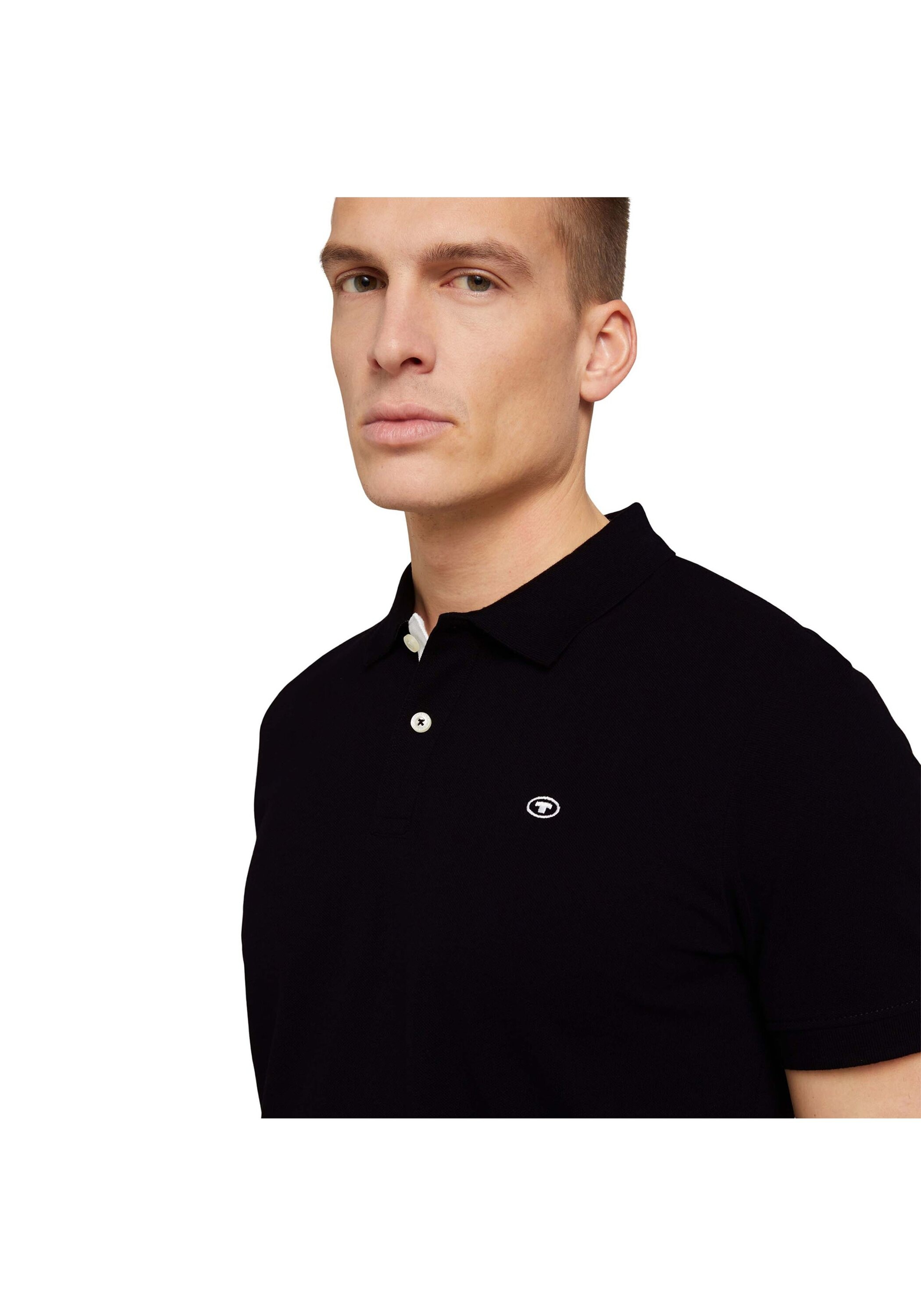 TOM TAILOR Poloshirt »Poloshirt Basic Polo With Contrast 1er Pack« 1