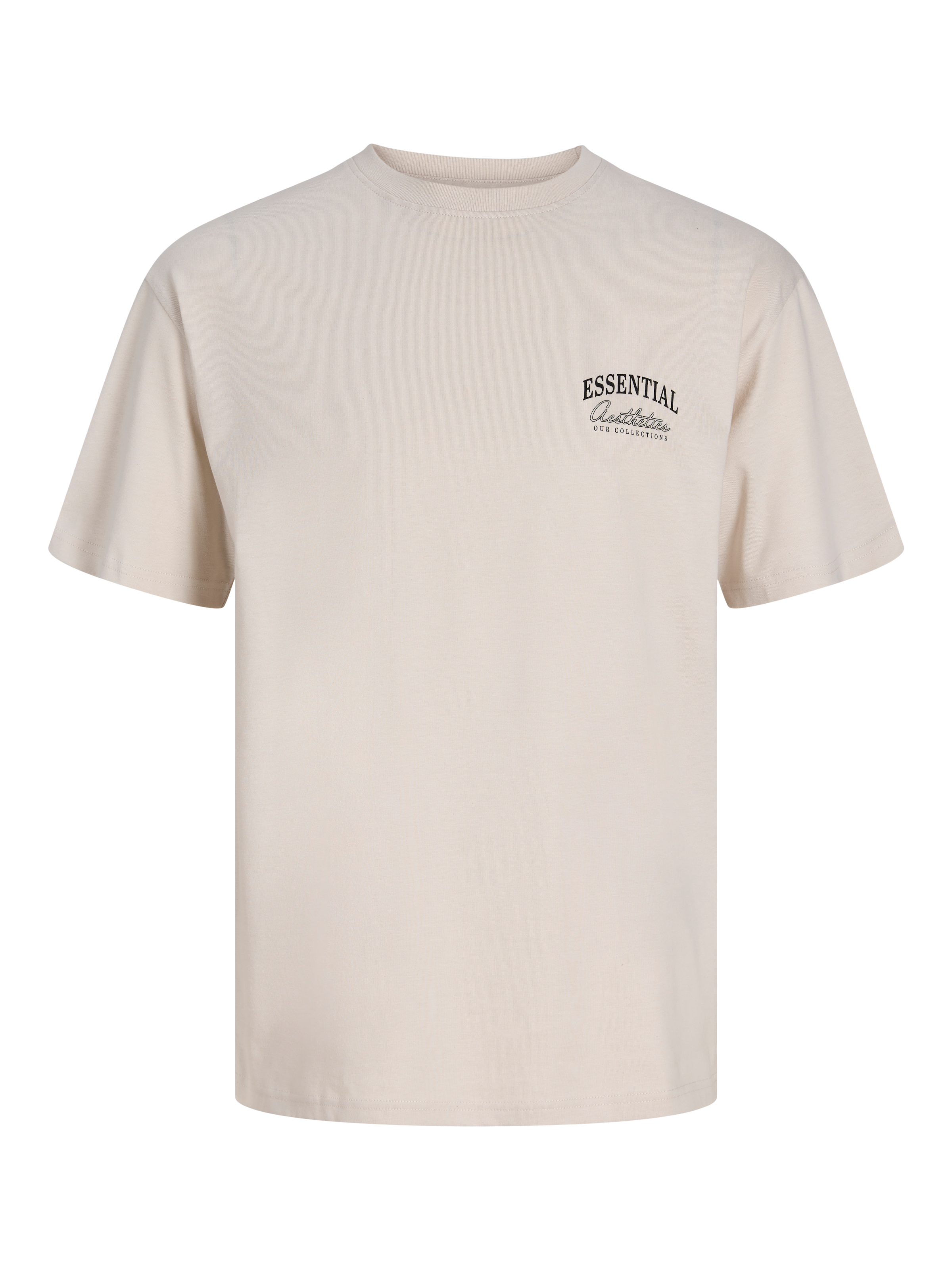 Jack & Jones Rundhalsshirt "JJEORGANIC RELAXED STUDIO TEE SS O-NECK" Baumwolle, relaxed fit