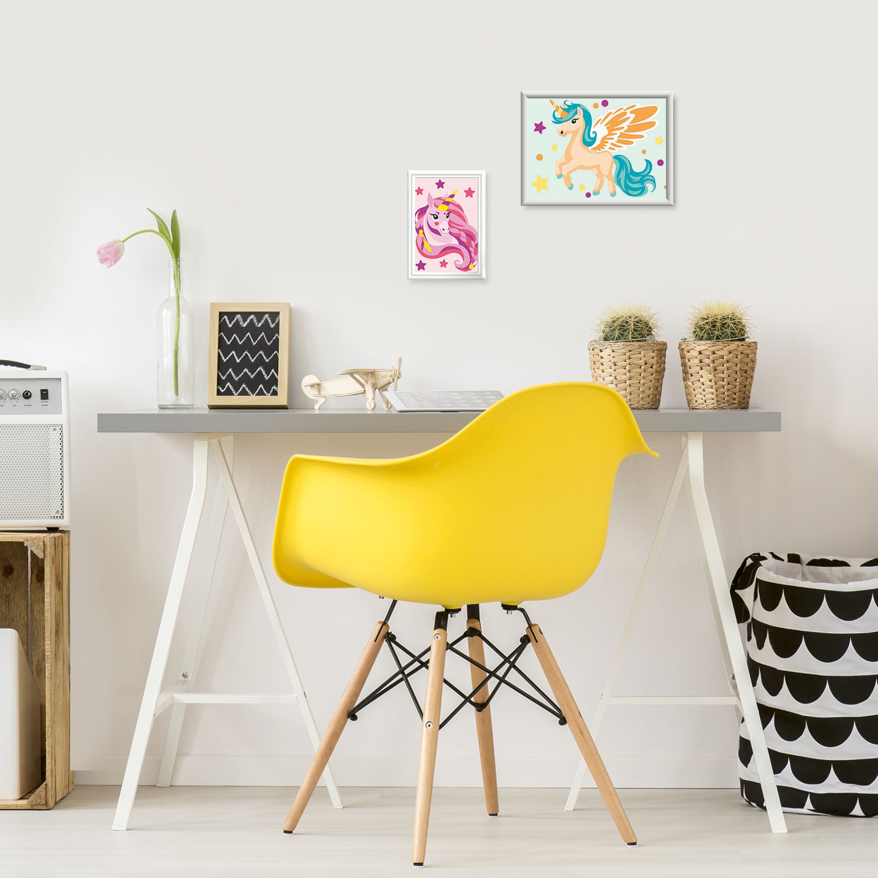 Ravensburger Malen nach Zahlen »CreArt, Malen nach Zahlen - Neon Atelier Einhorn« Made in Europe