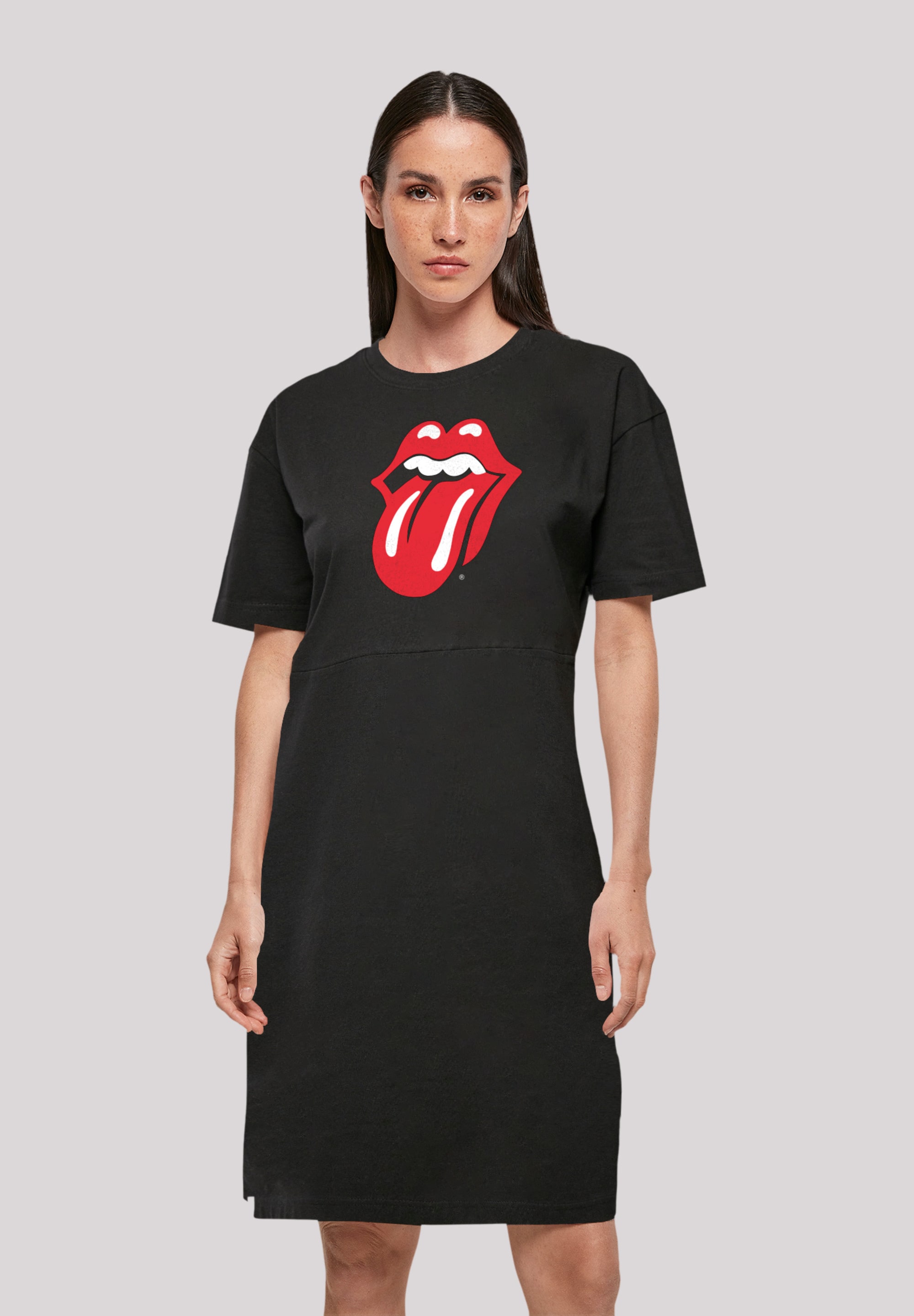 F4NT4STIC Shirtkleid "The Rolling Stones Zunge", Premium Qualität