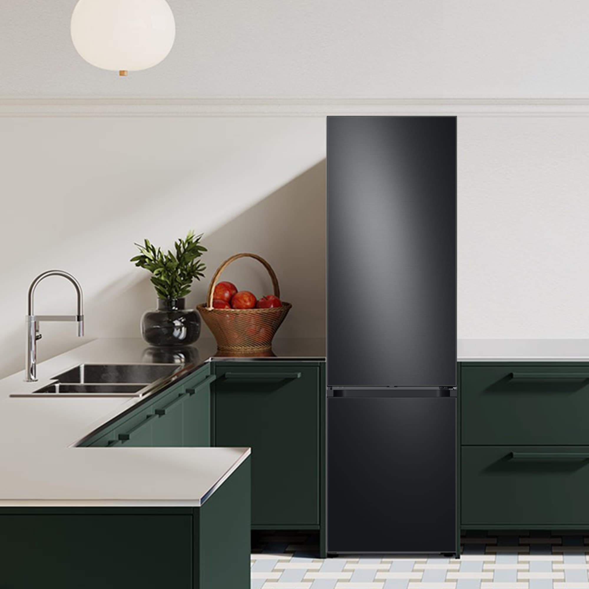 Samsung Kühl-/Gefrierkombination 8000 Serie »RL38C7B5BB1« 203 cm hoch 59,5 cm breit