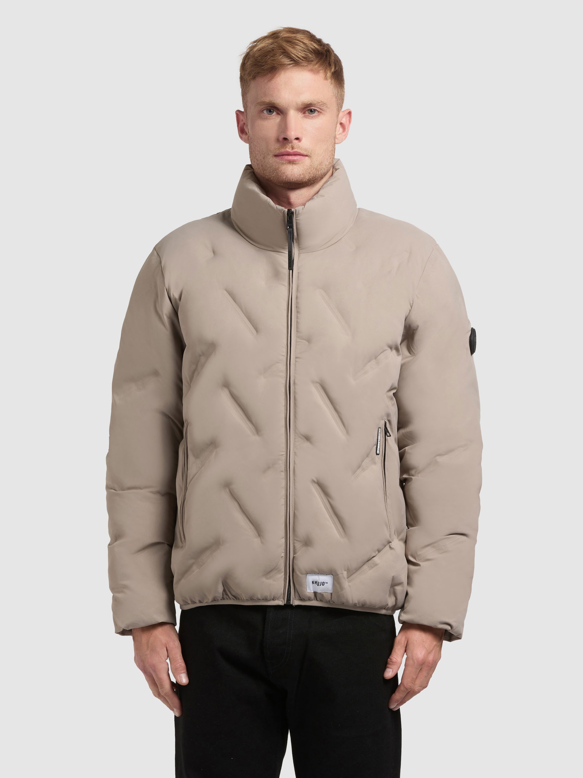 khujo Steppjacke "CLOVER" ohne Kapuze mit hochwertiger Prägung günstig online kaufen