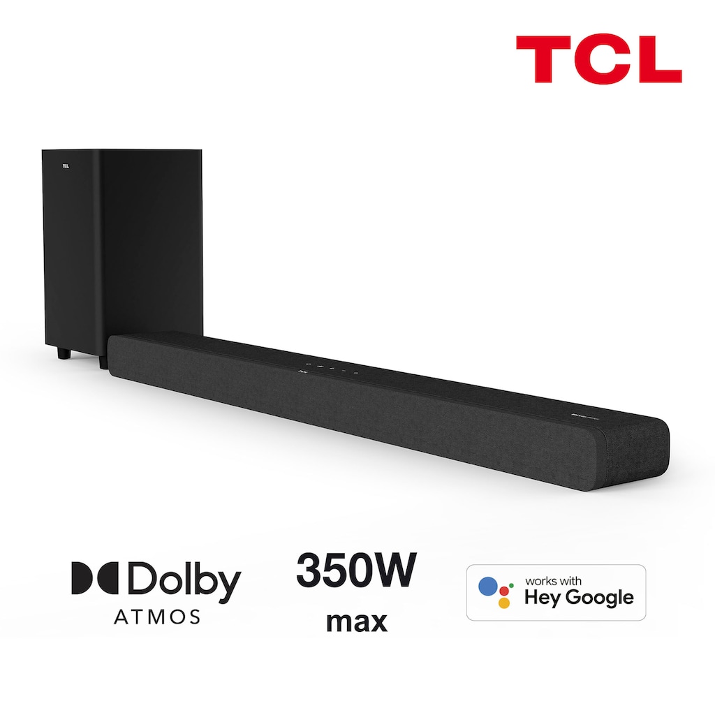 TCL Soundbar »TS8132«, mit kabellosem Subwoofer