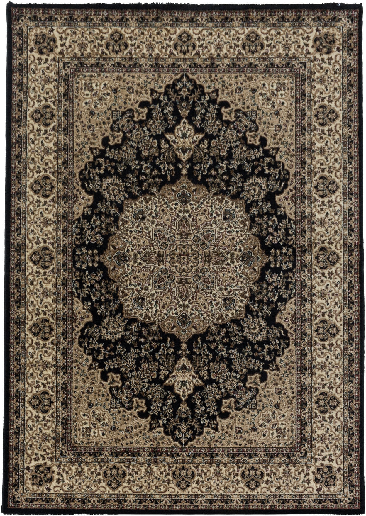 Ayyildiz Teppiche Teppich »KASHMIR 2608«, rechteckig, 10 mm Höhe, Orient Optik, pflegeleicht, robuster Kurzflor, Wohnzimmer